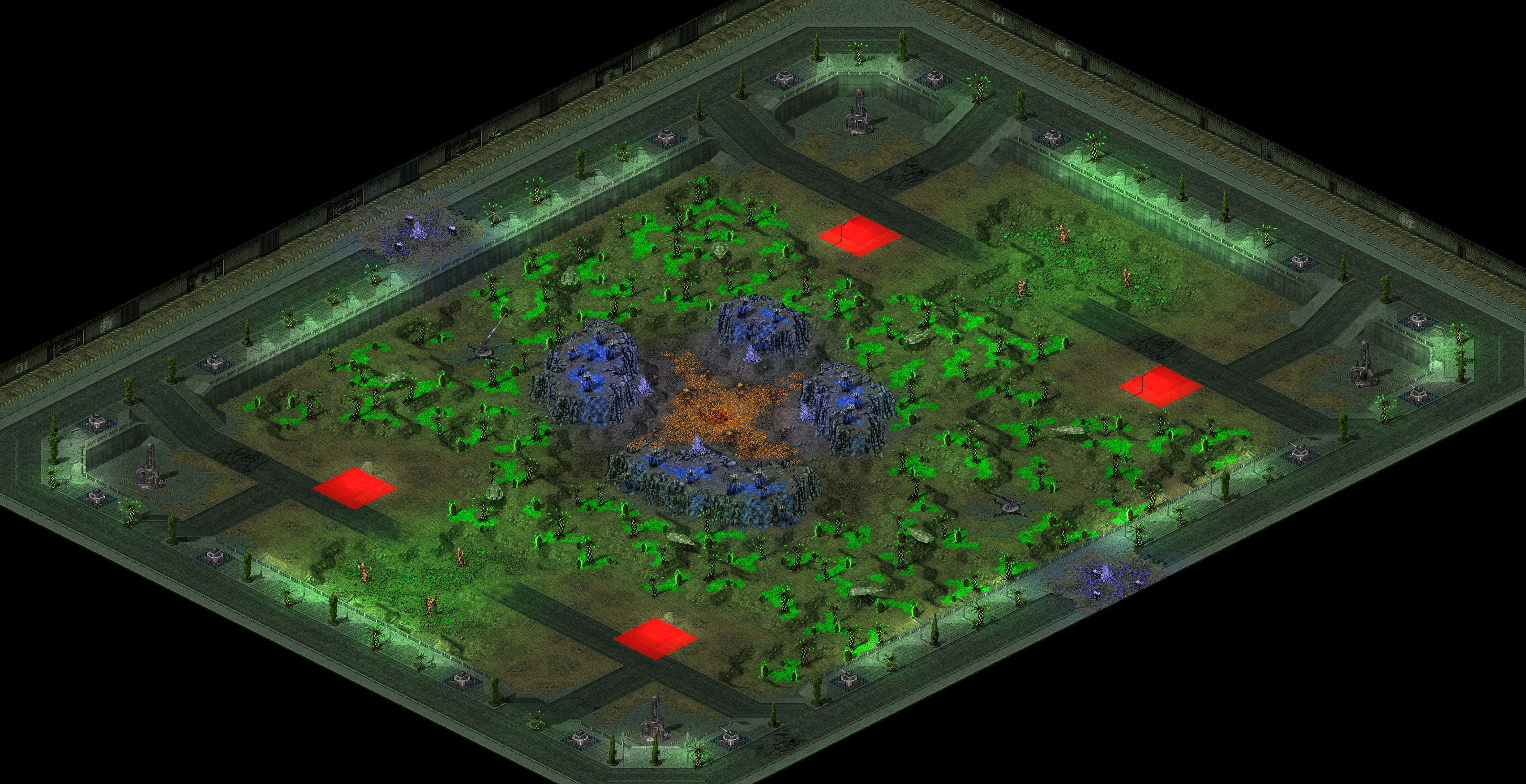 Rendered map: [4] GloboTech Mutated Arena