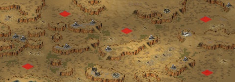 Rendered preview of Sandy cliffs