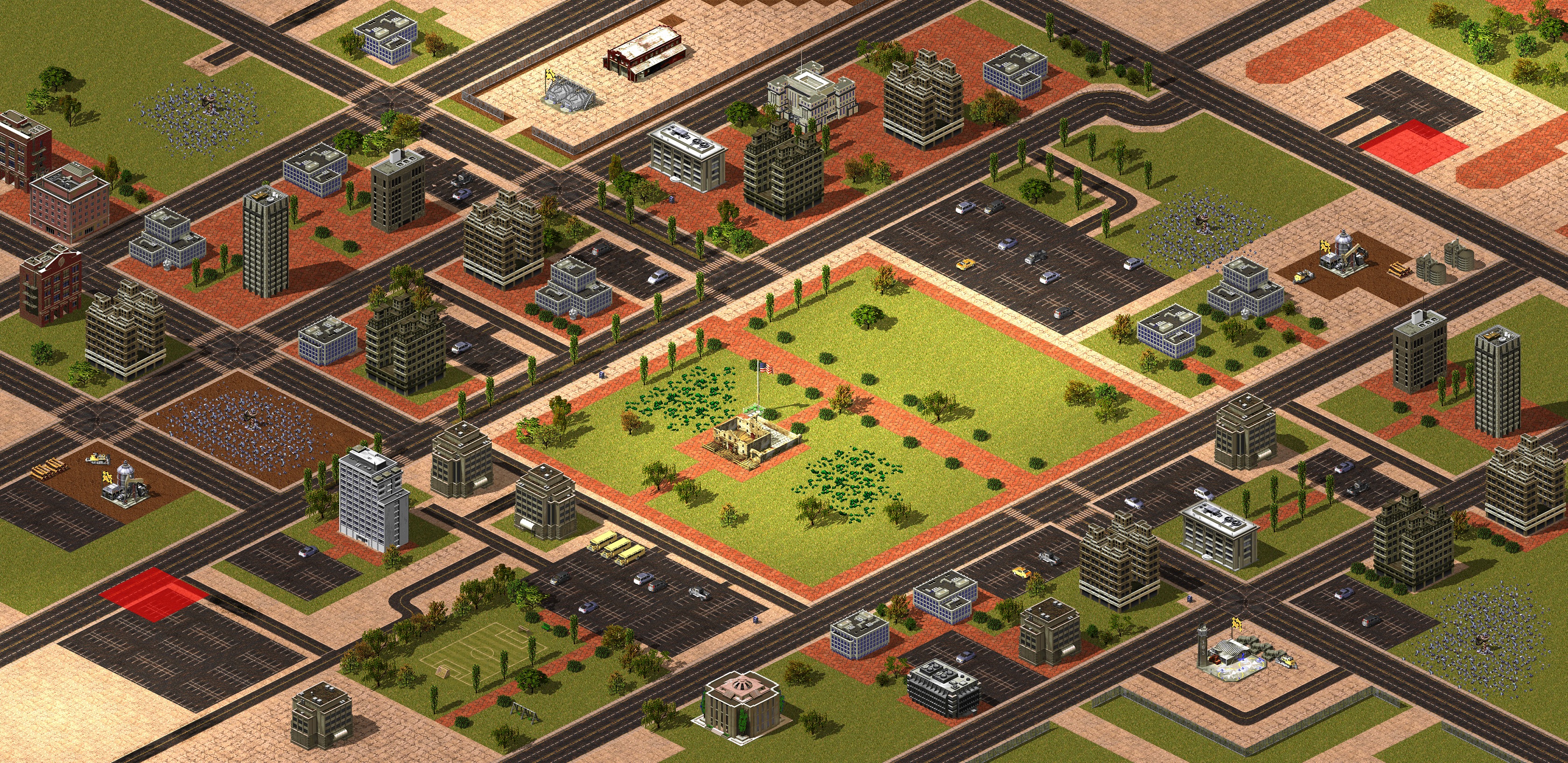 Rendered map: The Alamo