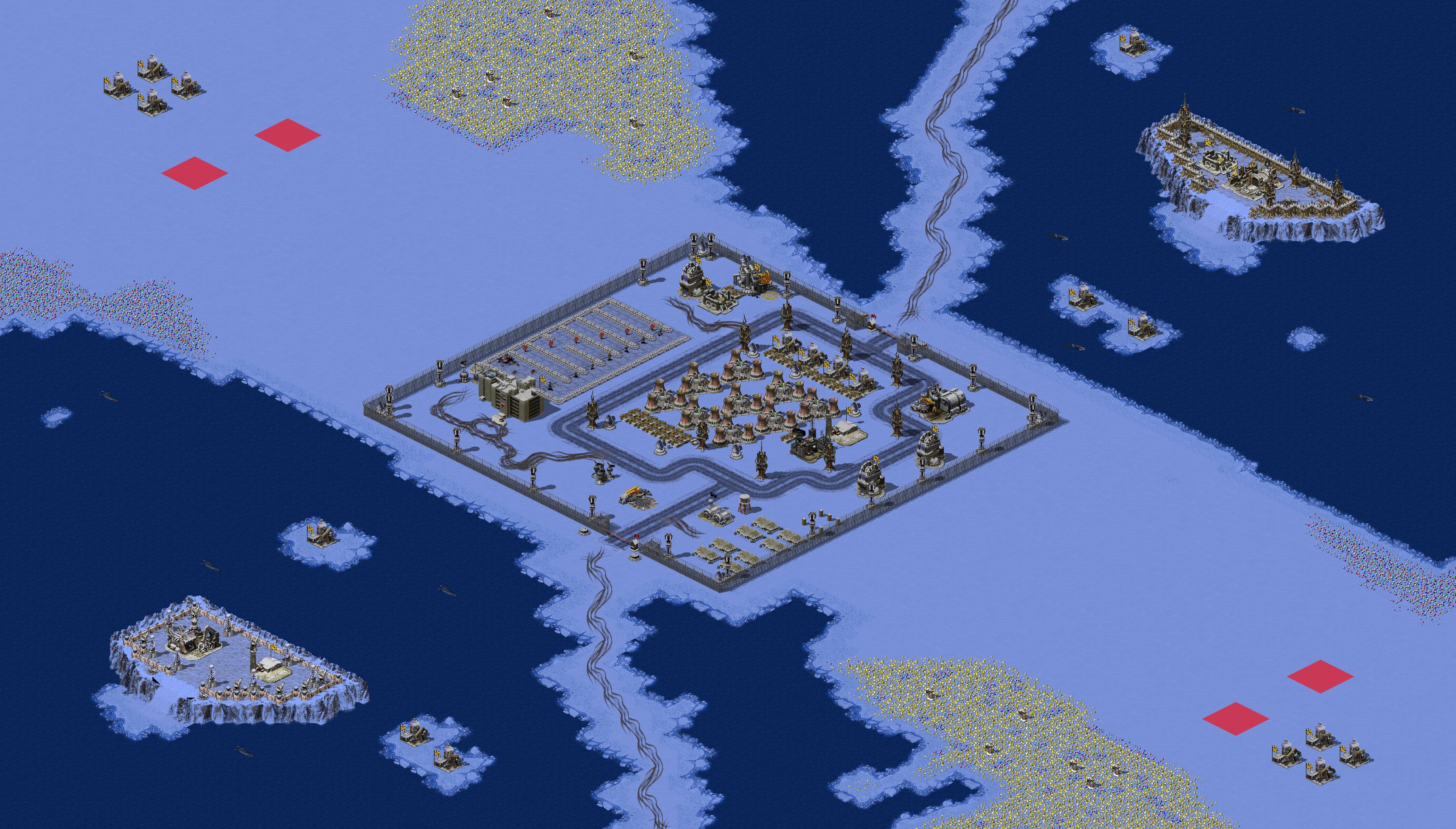 Rendered map: Devastation