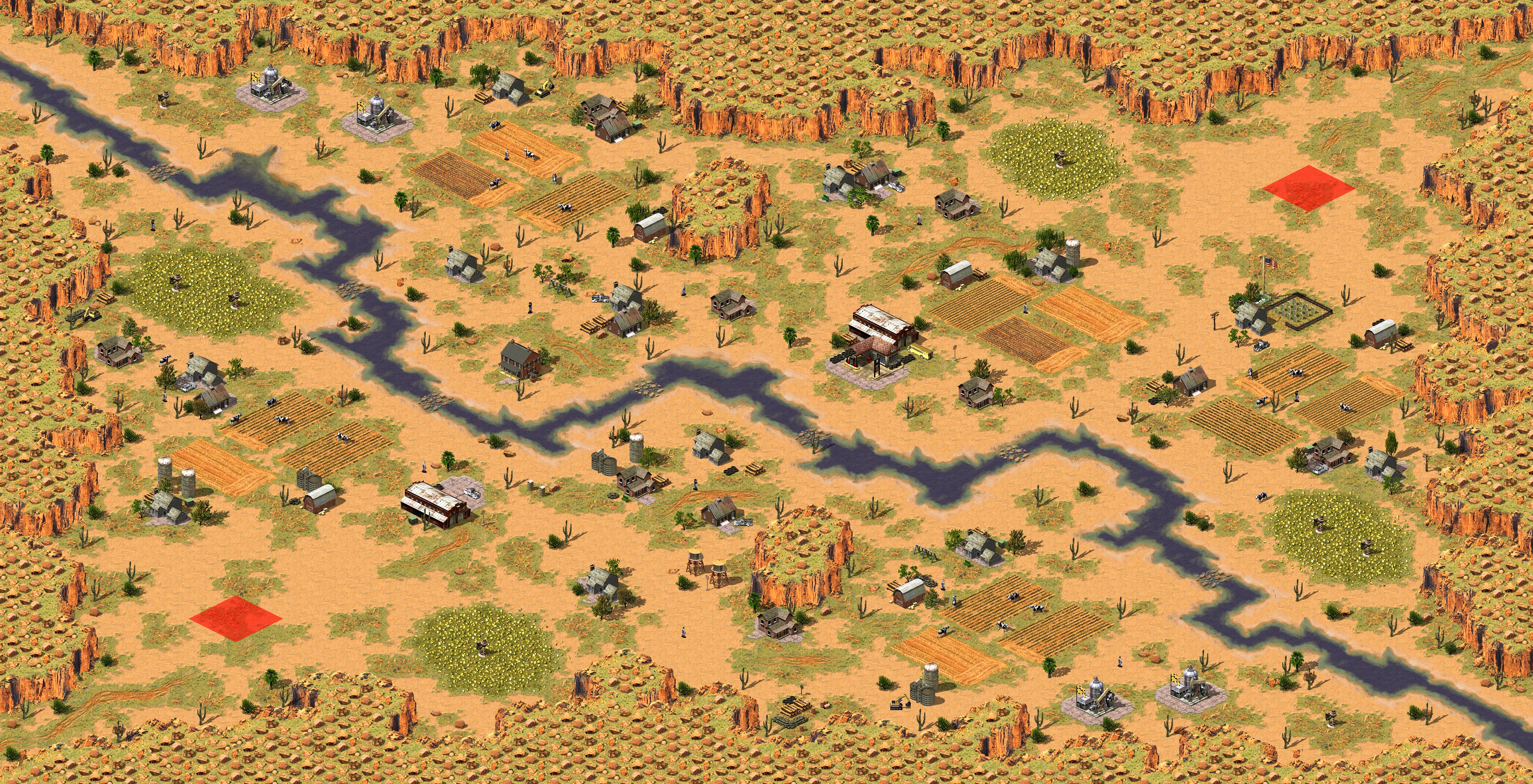 Rendered map: Dustbowl