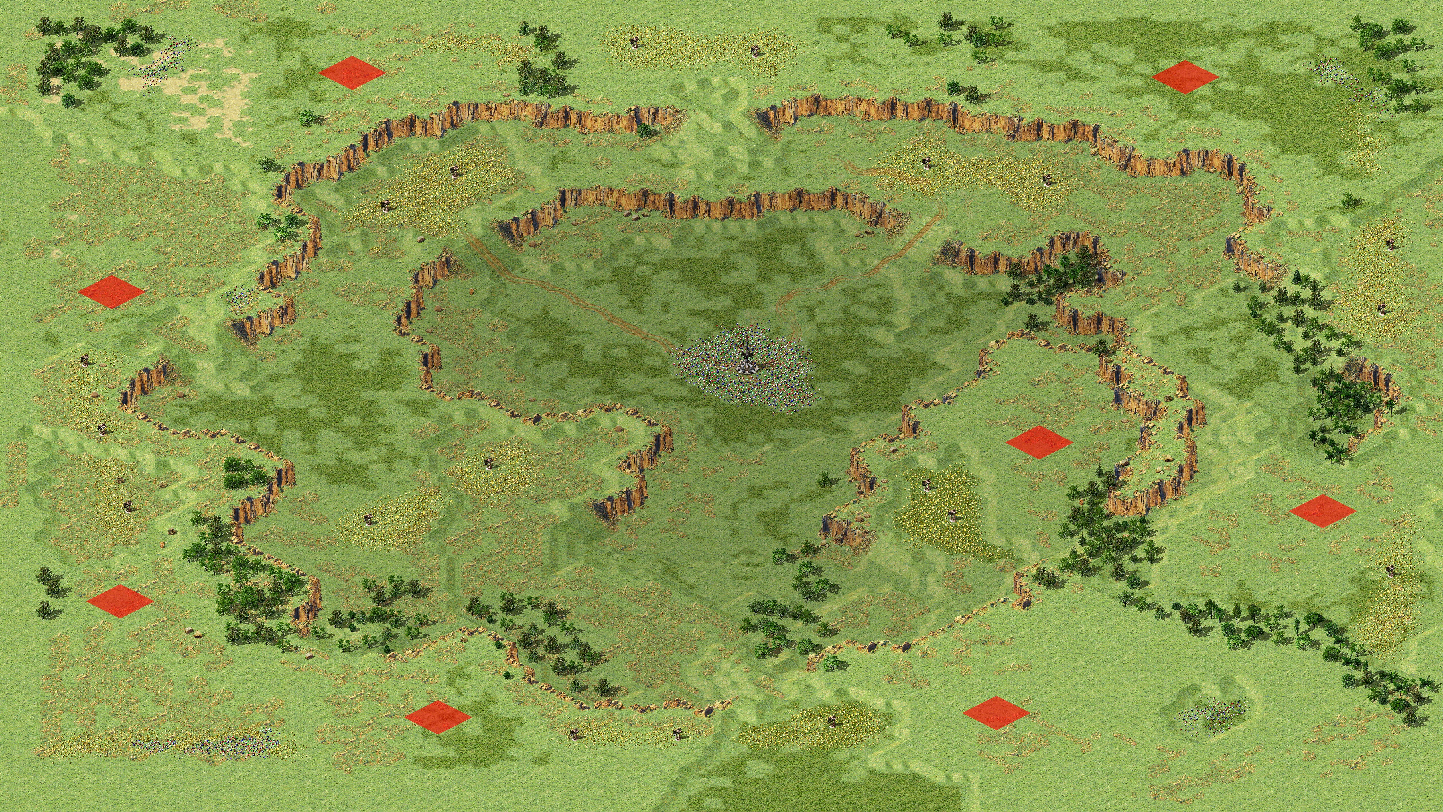Rendered map: Snowy Field - Psychic Beacon (8)