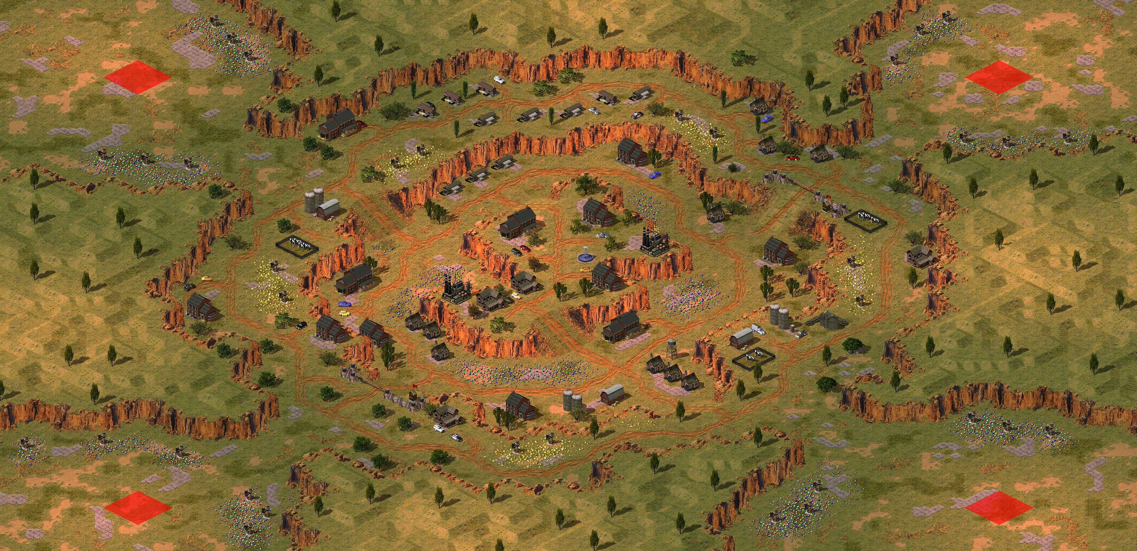 Rendered map: The Mountain