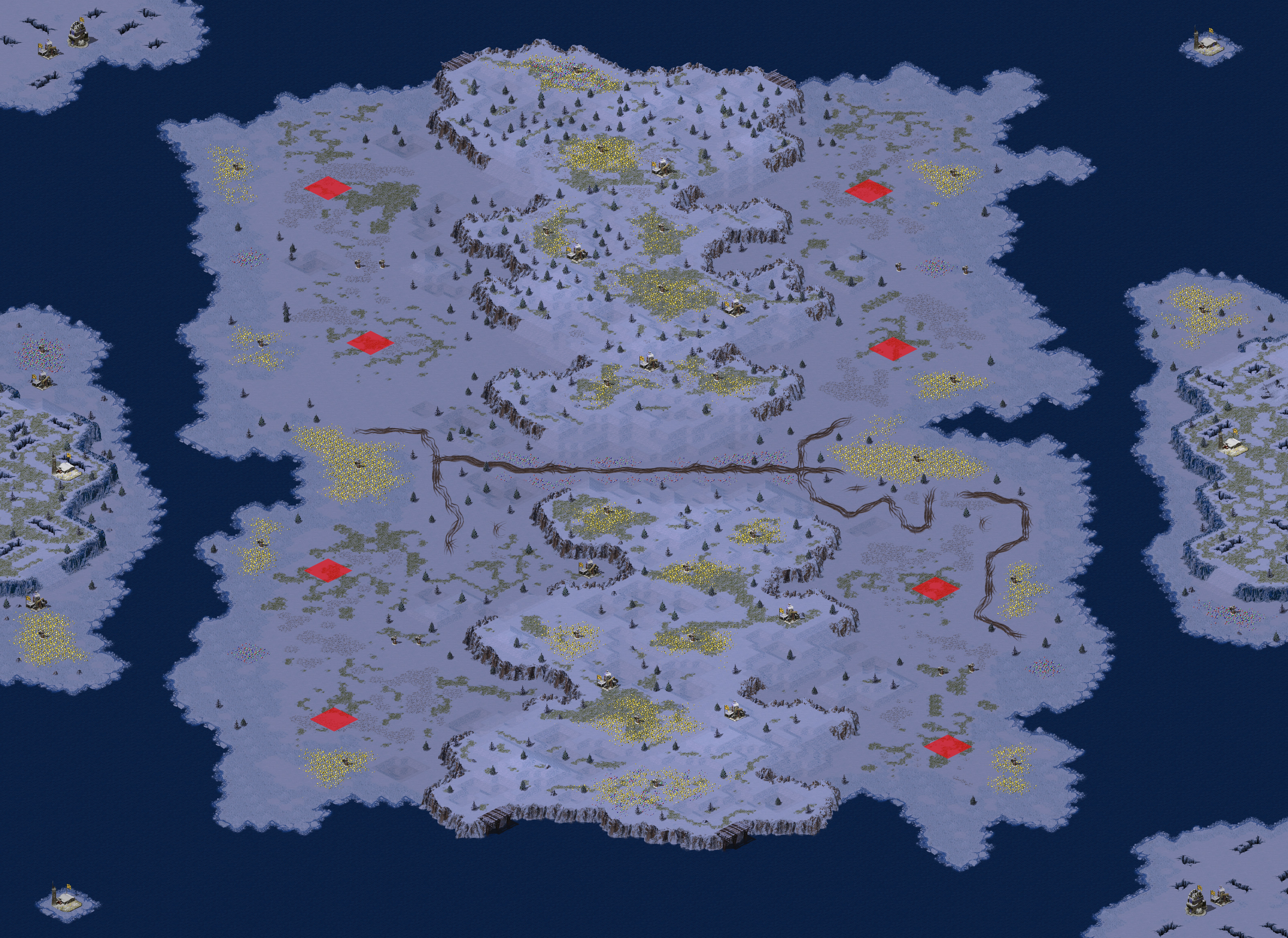 Rendered map: Snow Snow Snow