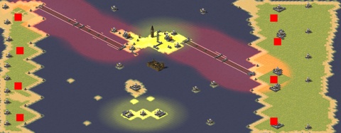 Rendered preview of Island Bridge Naval Duel