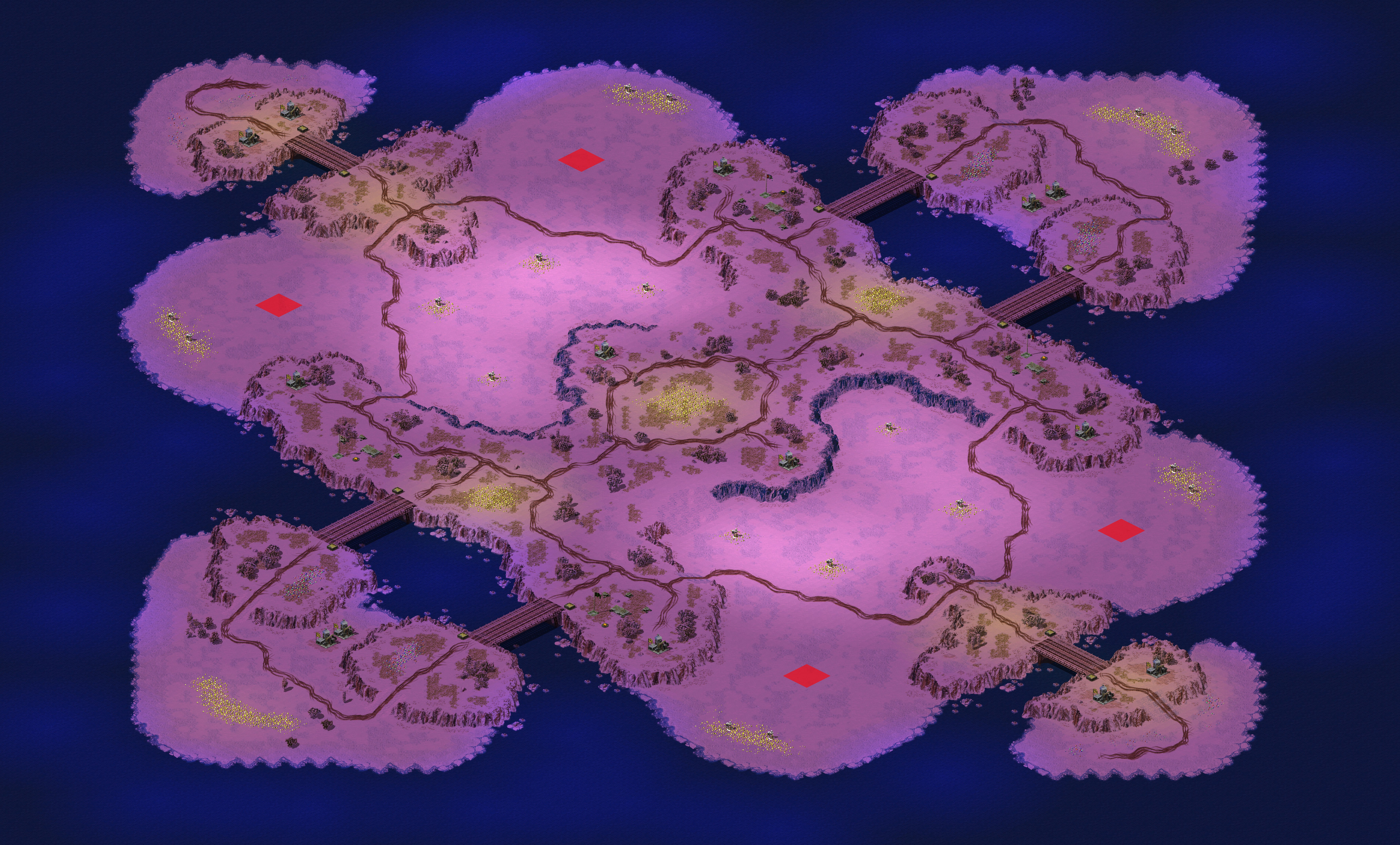 Rendered map: Polar Oblong (2-4)