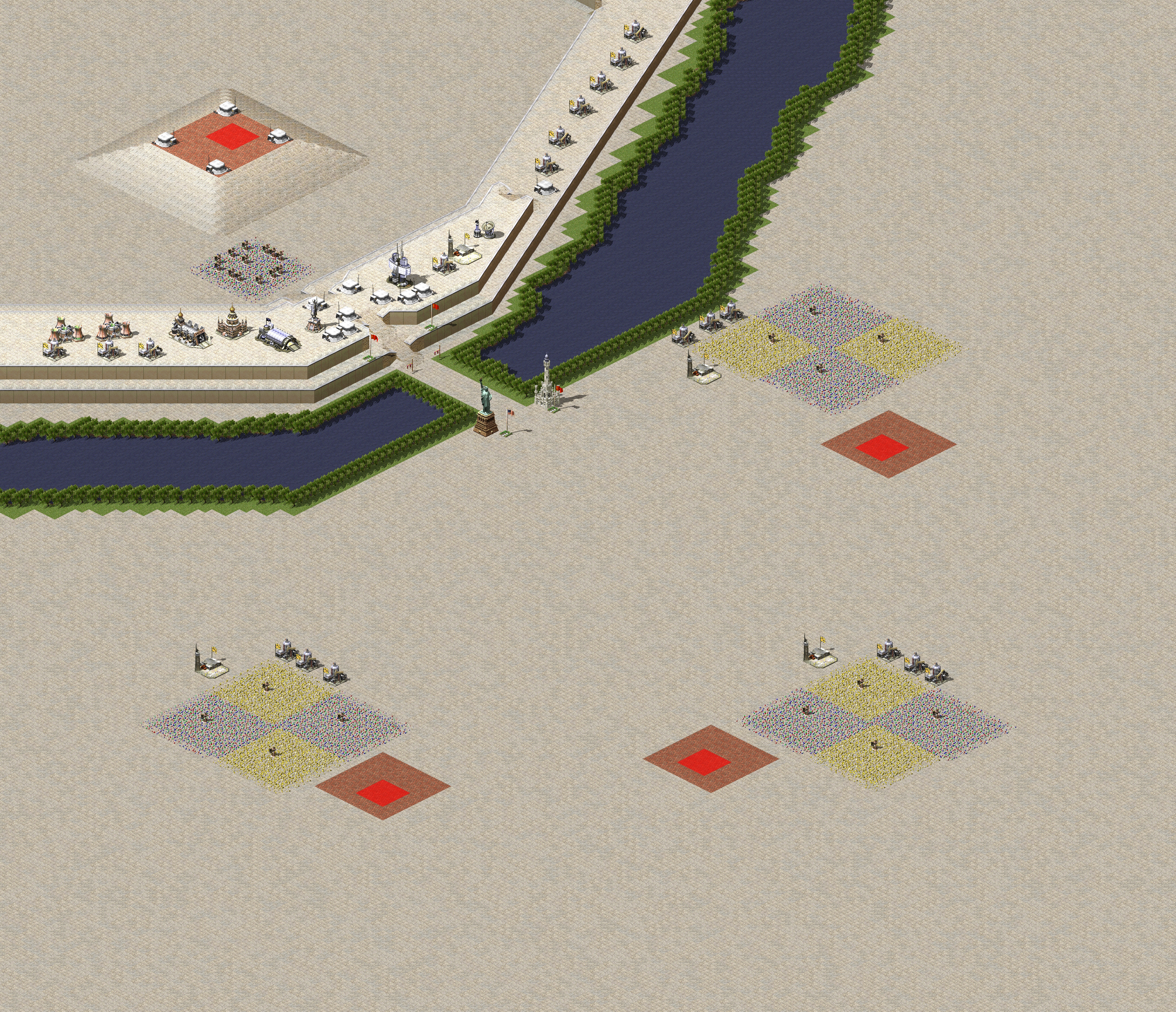 Rendered map: 1v3 Empty Fortress