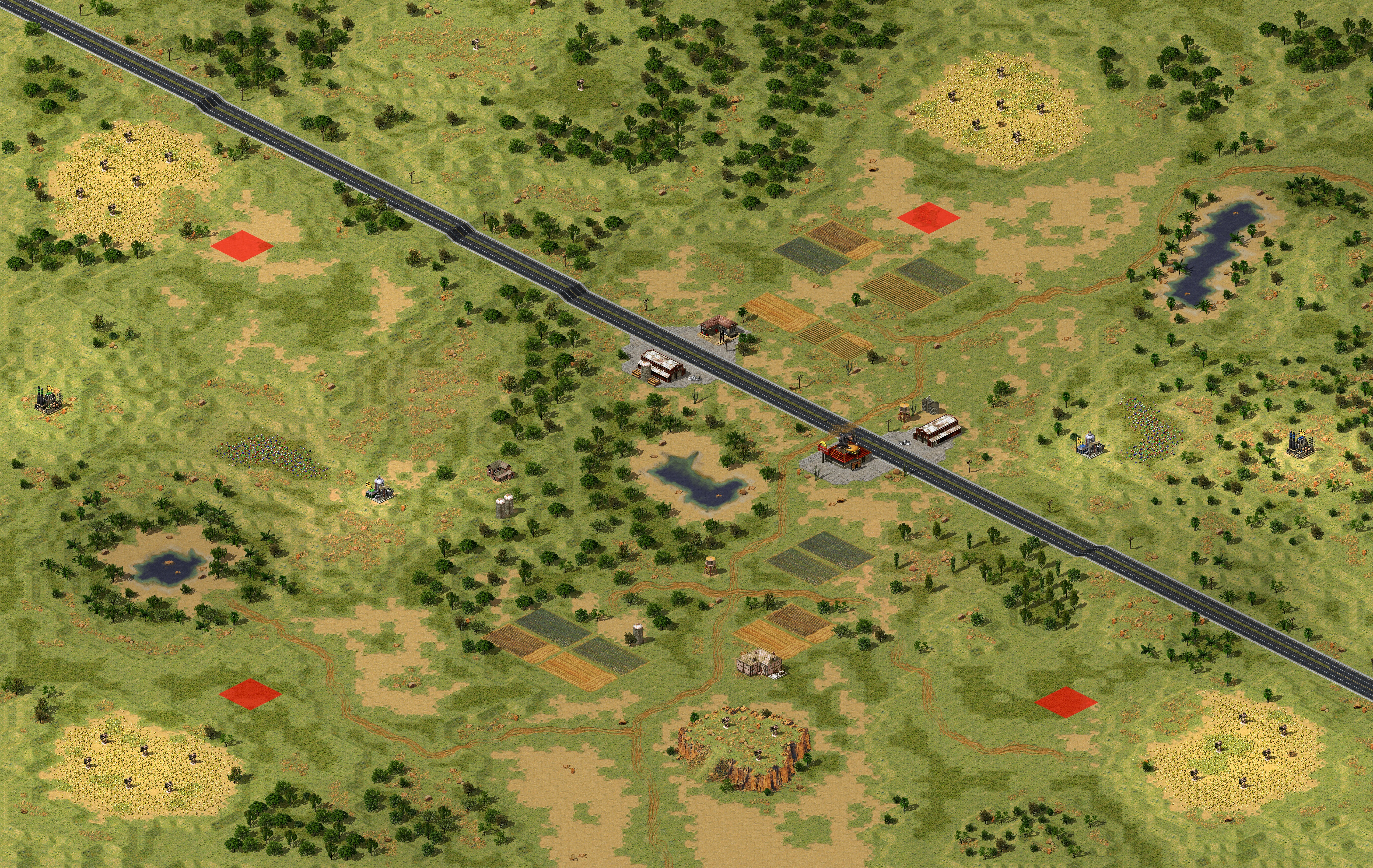Rendered map: California Highway [4] SE (Pre-Captured)