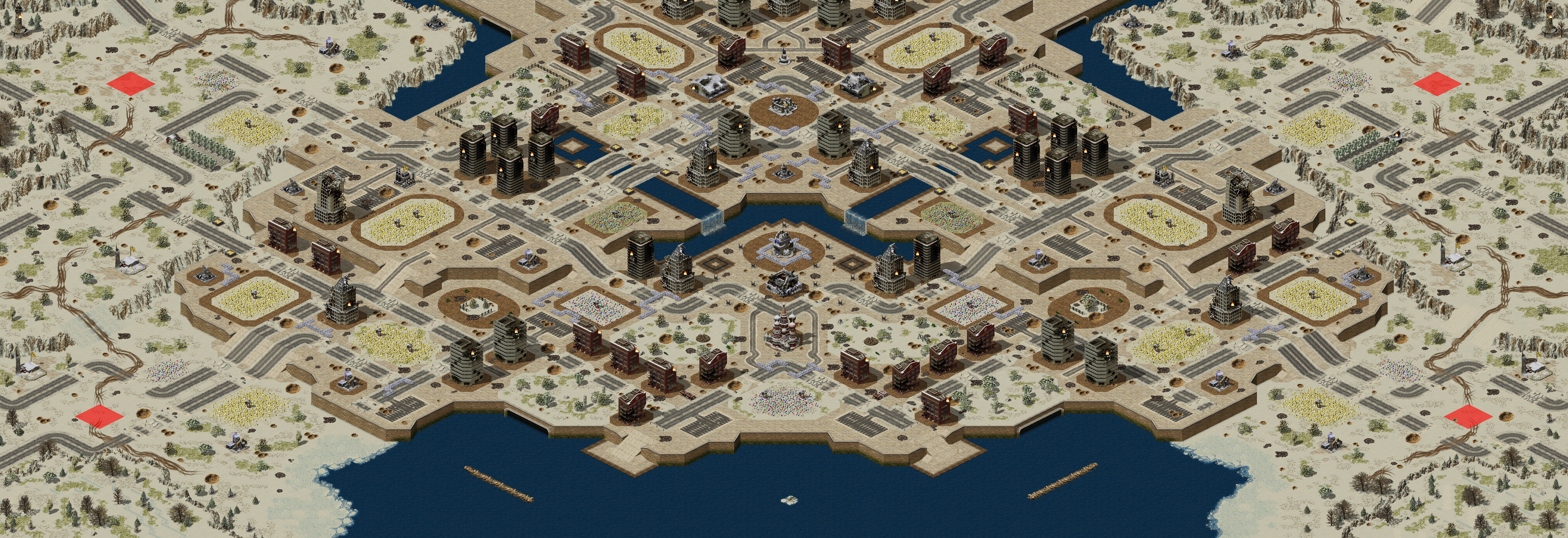 Rendered map: Road to Ruin