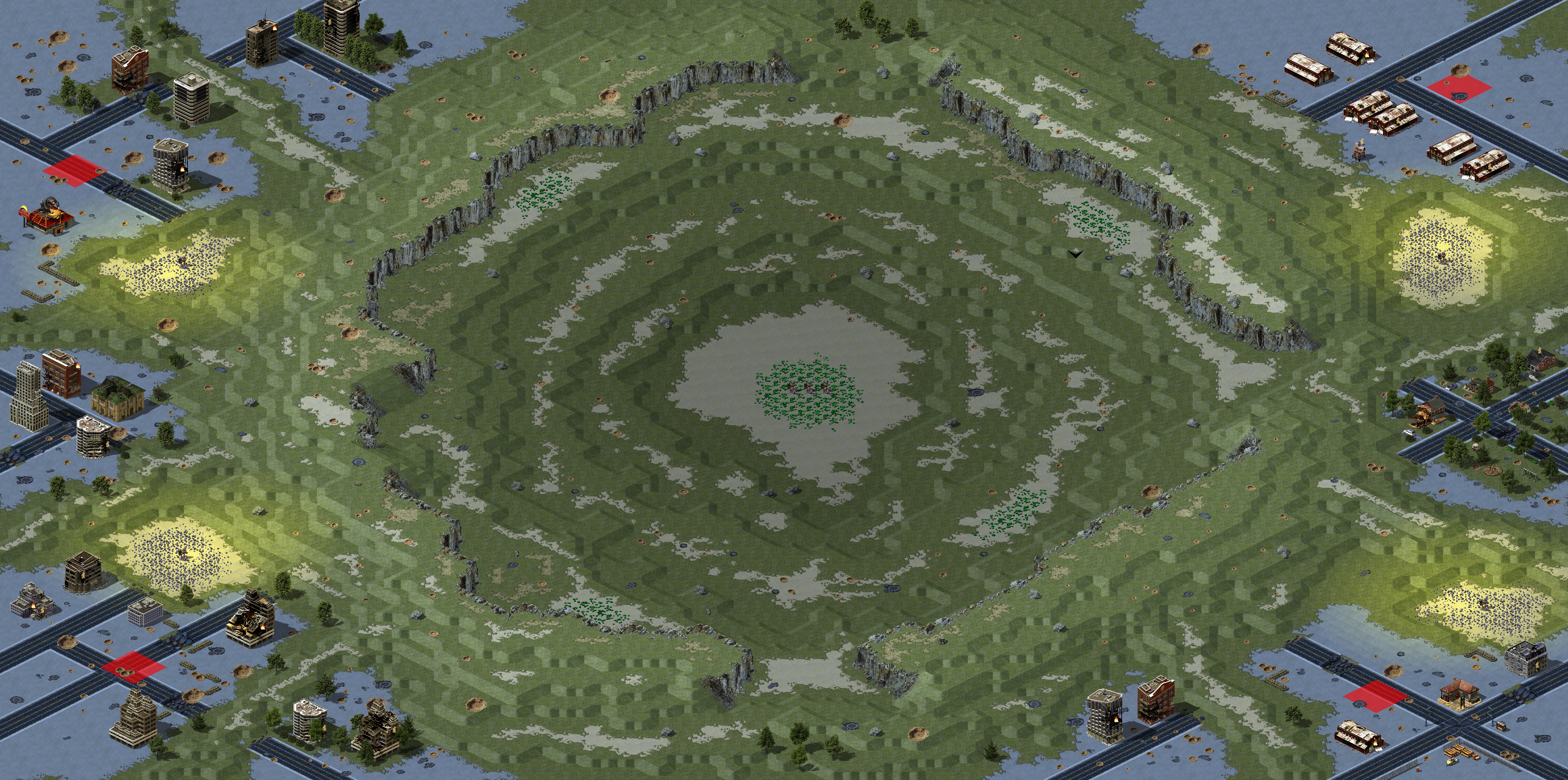 Rendered map: Sinkhole