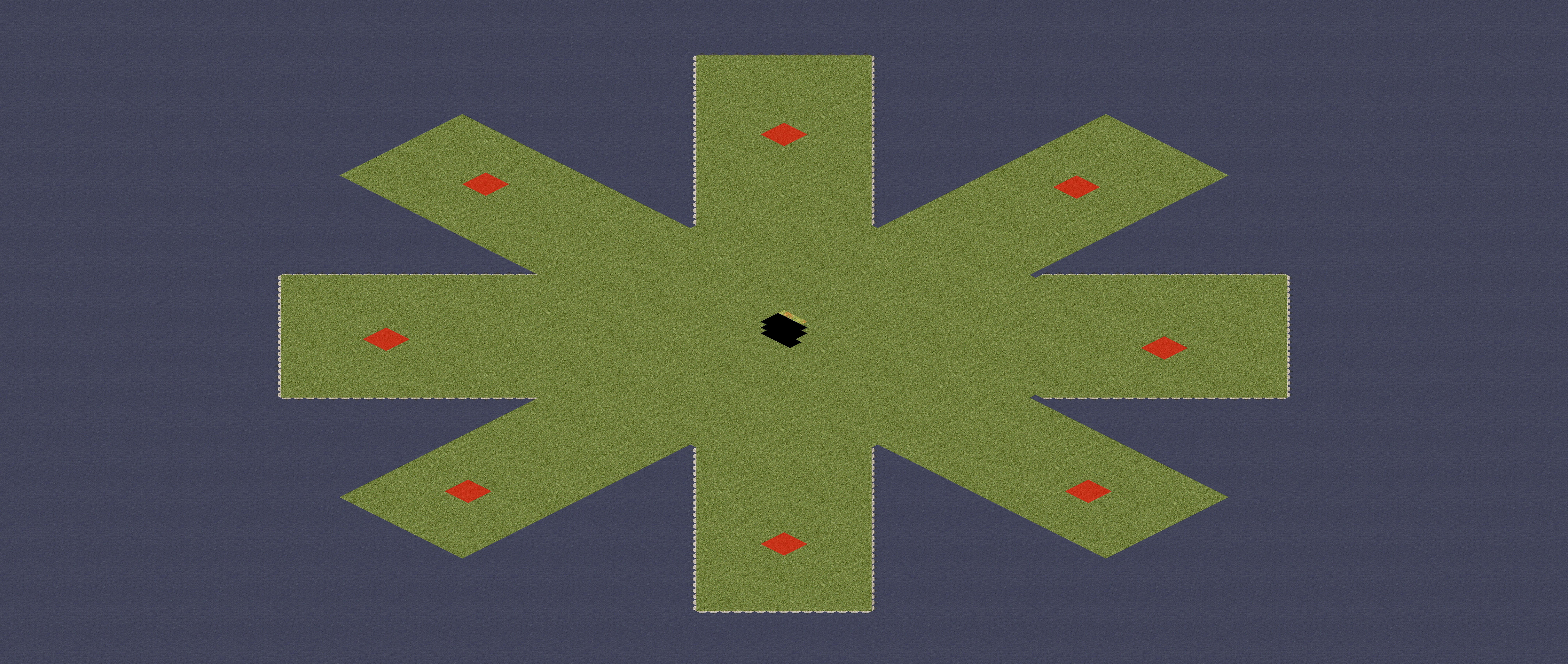 Rendered map: Sky's Chaos (Melee)