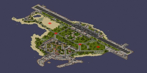 Rendered preview of Woody Island