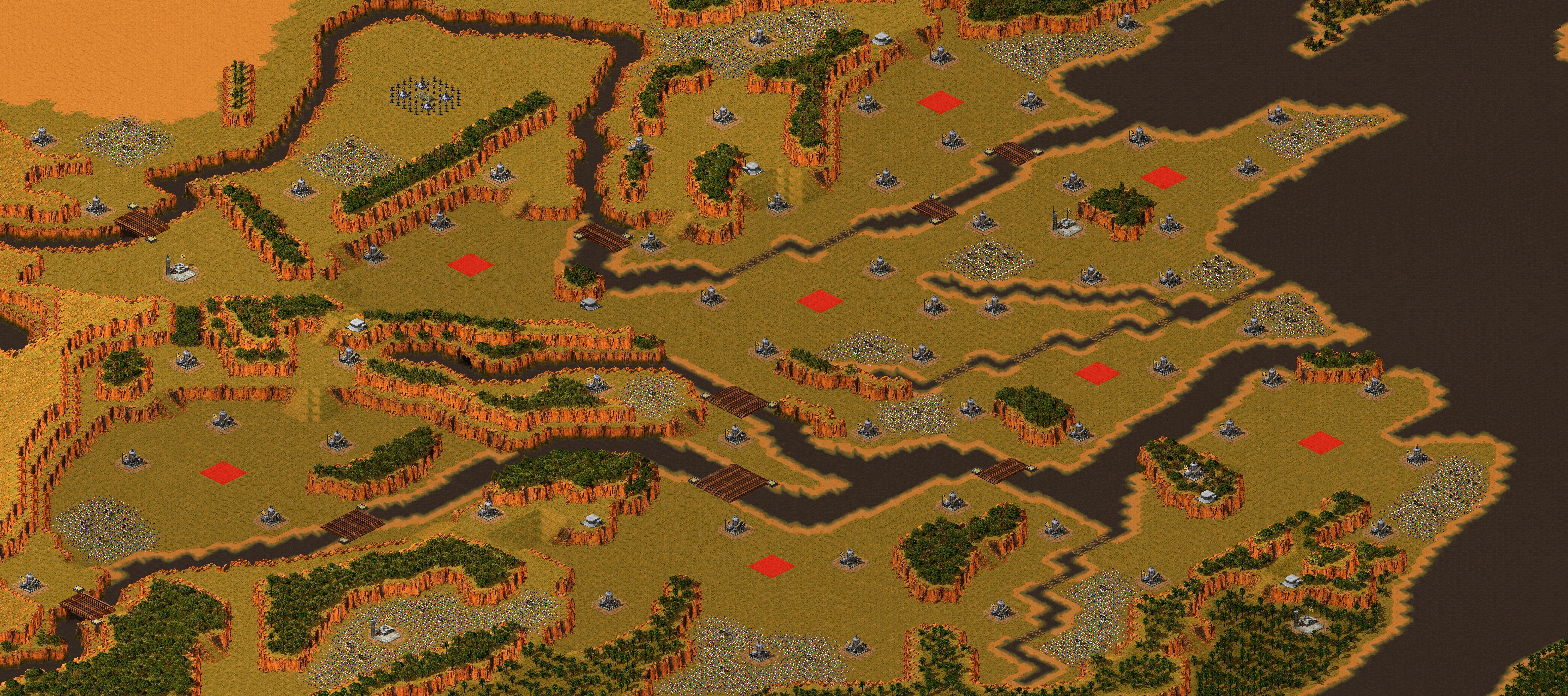 Rendered map: Seven Warlords