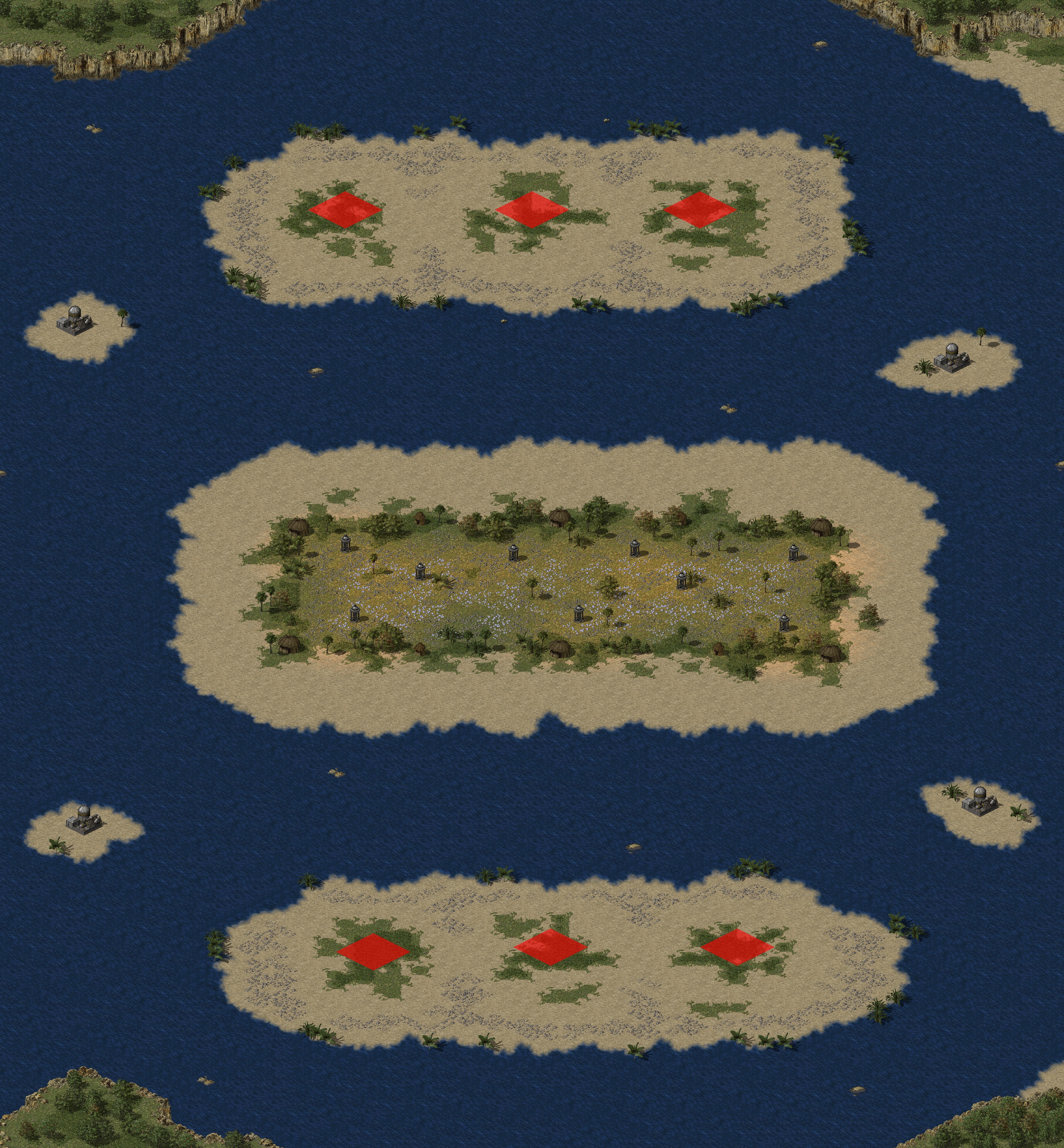 Rendered map: Conquest of Paradise