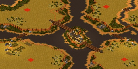 Rendered preview of Twin Bridges