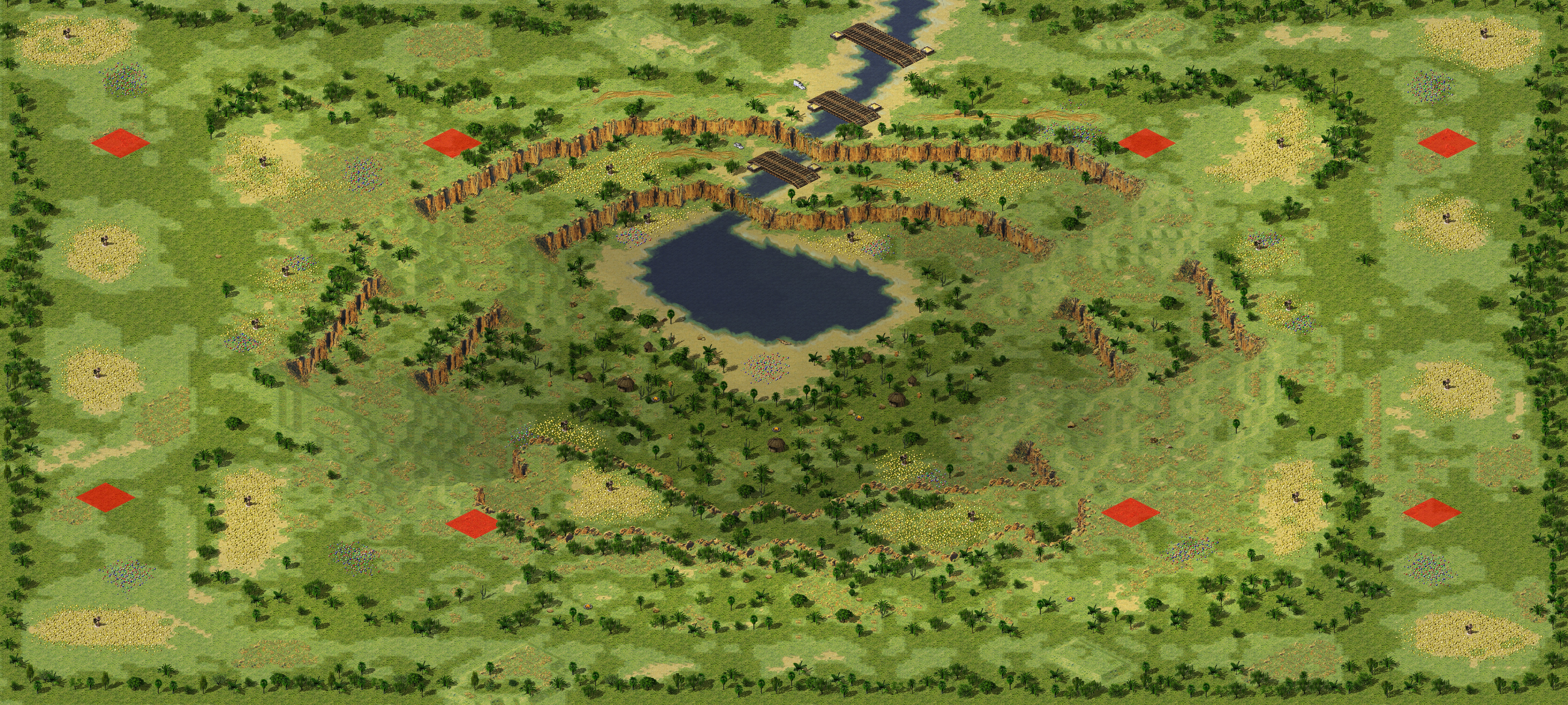 Rendered map: Jungle Of Vietnam 4v4
