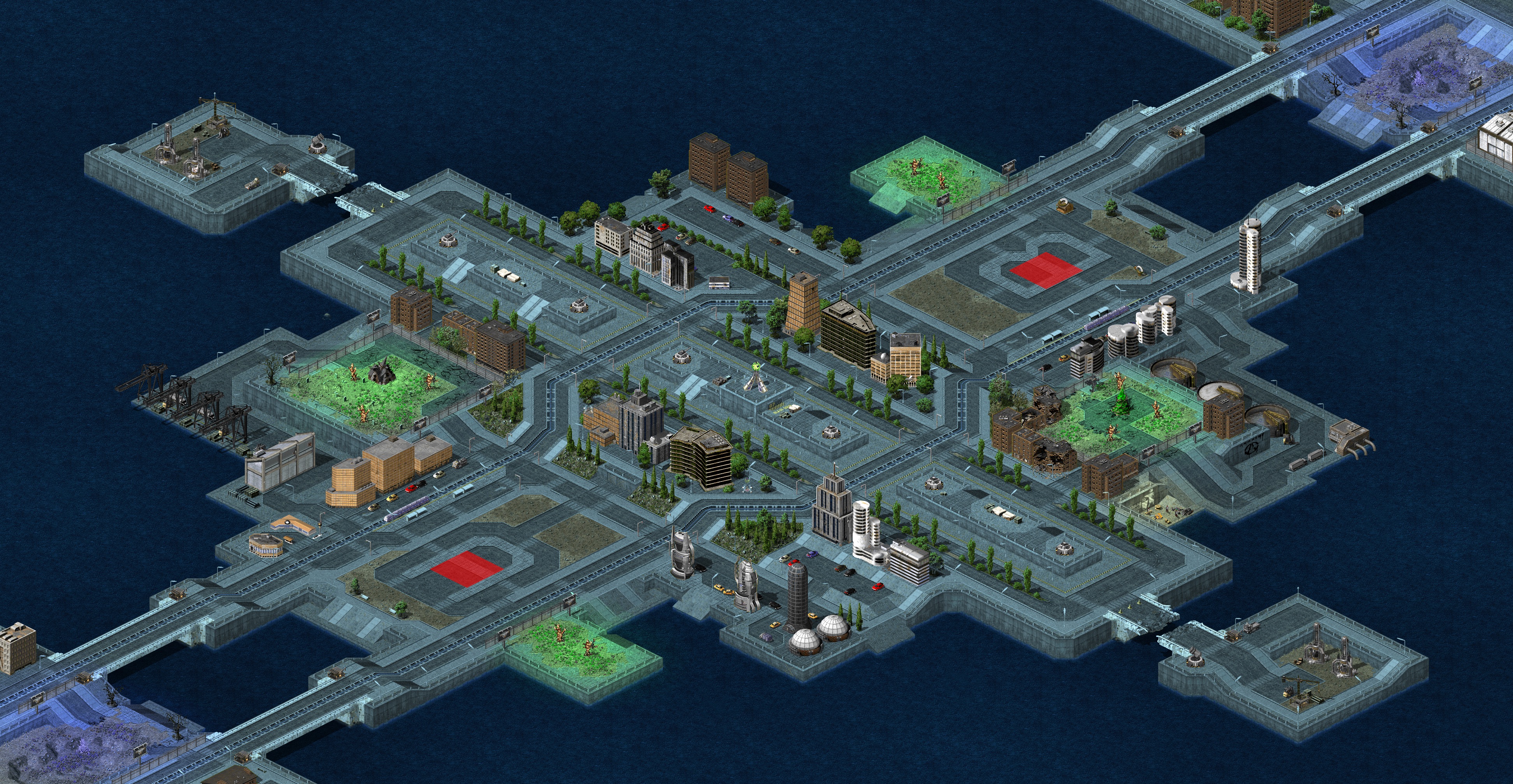Rendered map: Tournament City