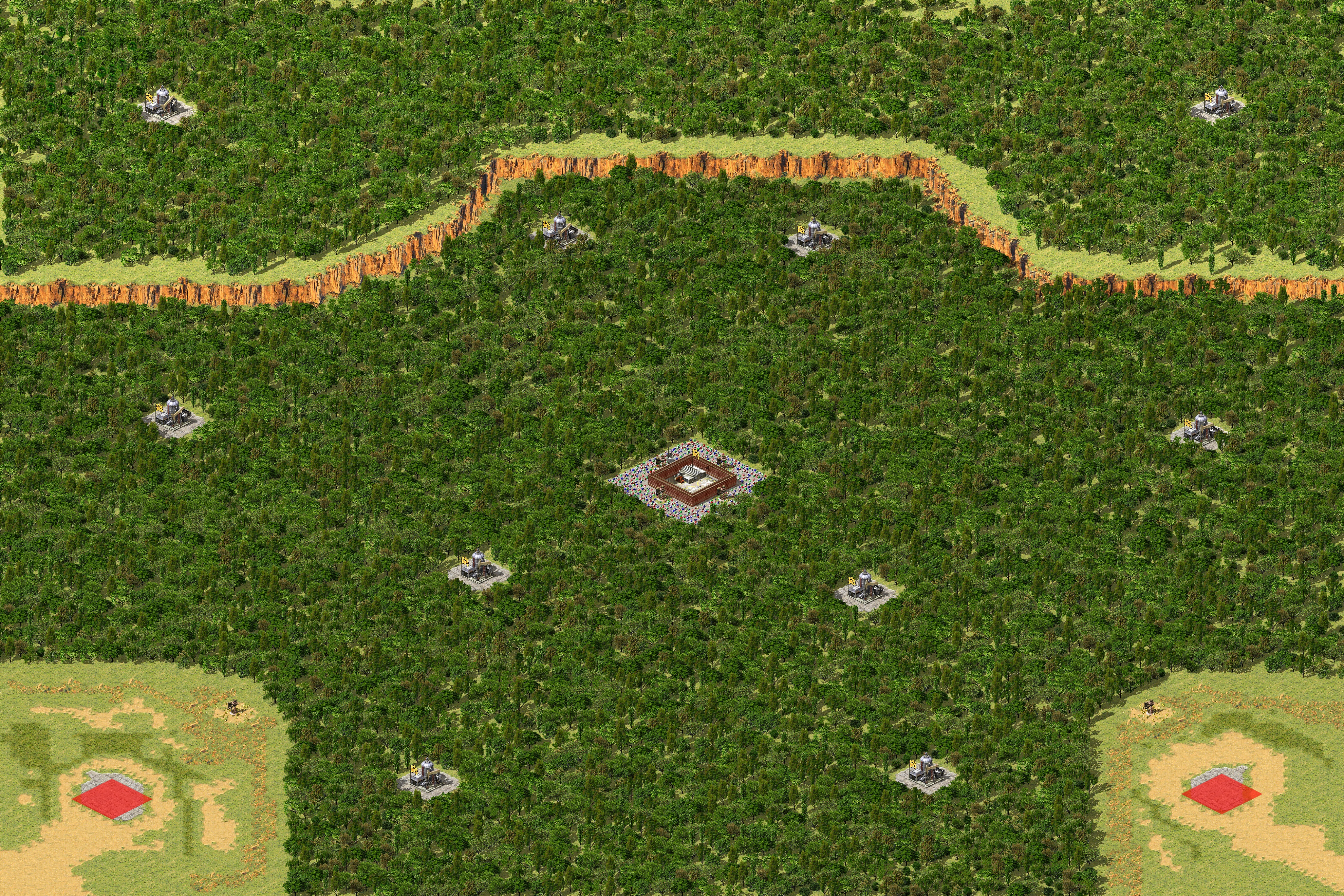 Rendered map: Forgotten Forest (2)