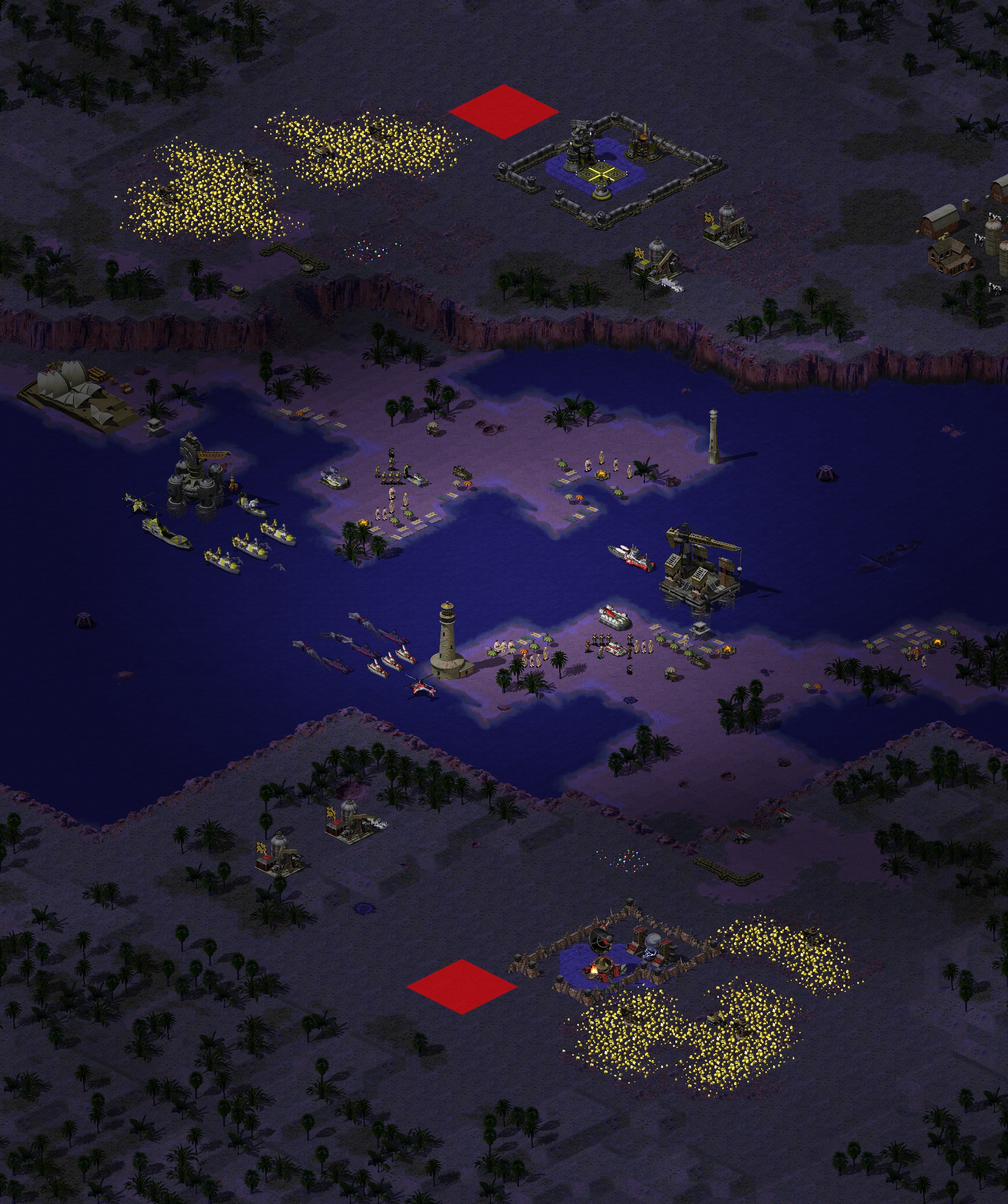 Rendered map: Tanned beauty (2 vs 2)