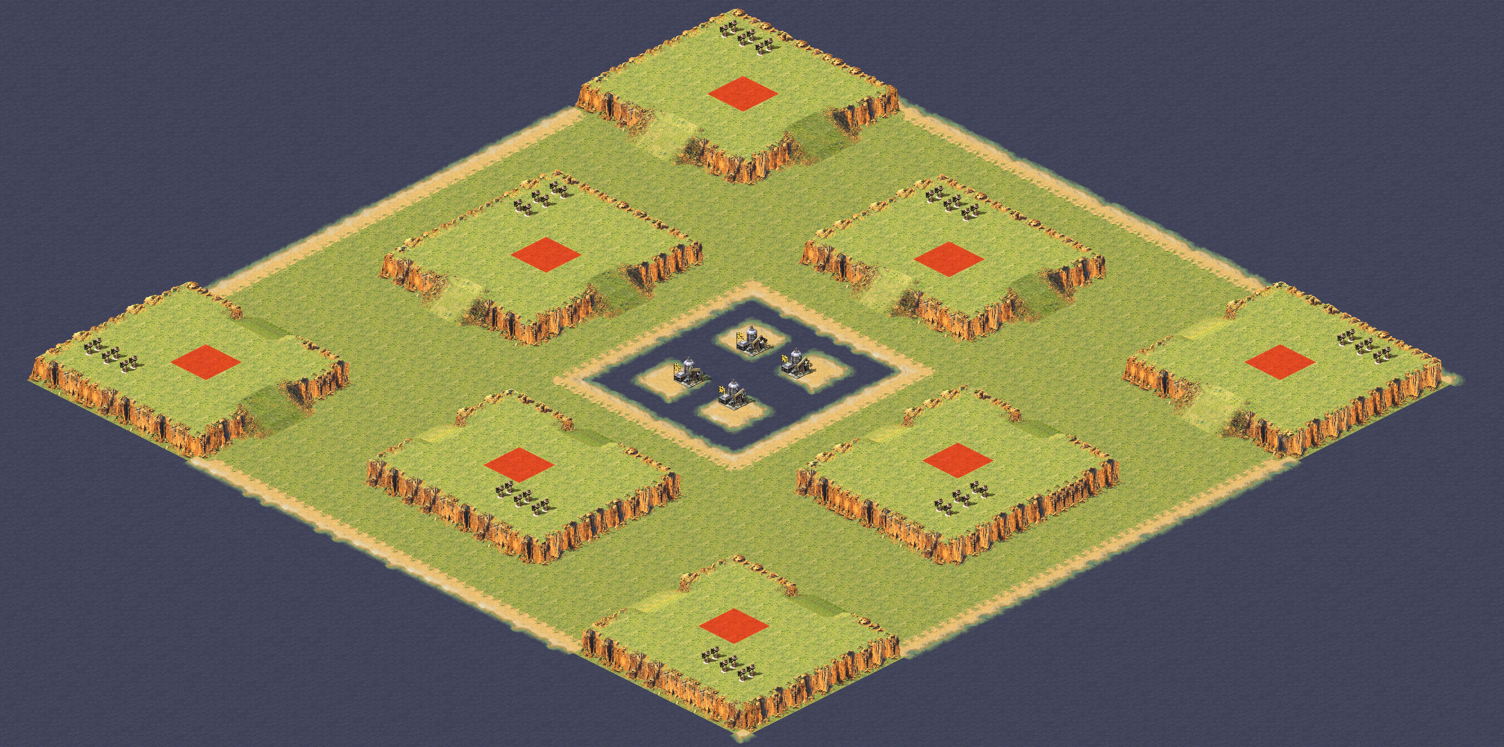 Rendered map: Watering Hole 4v4