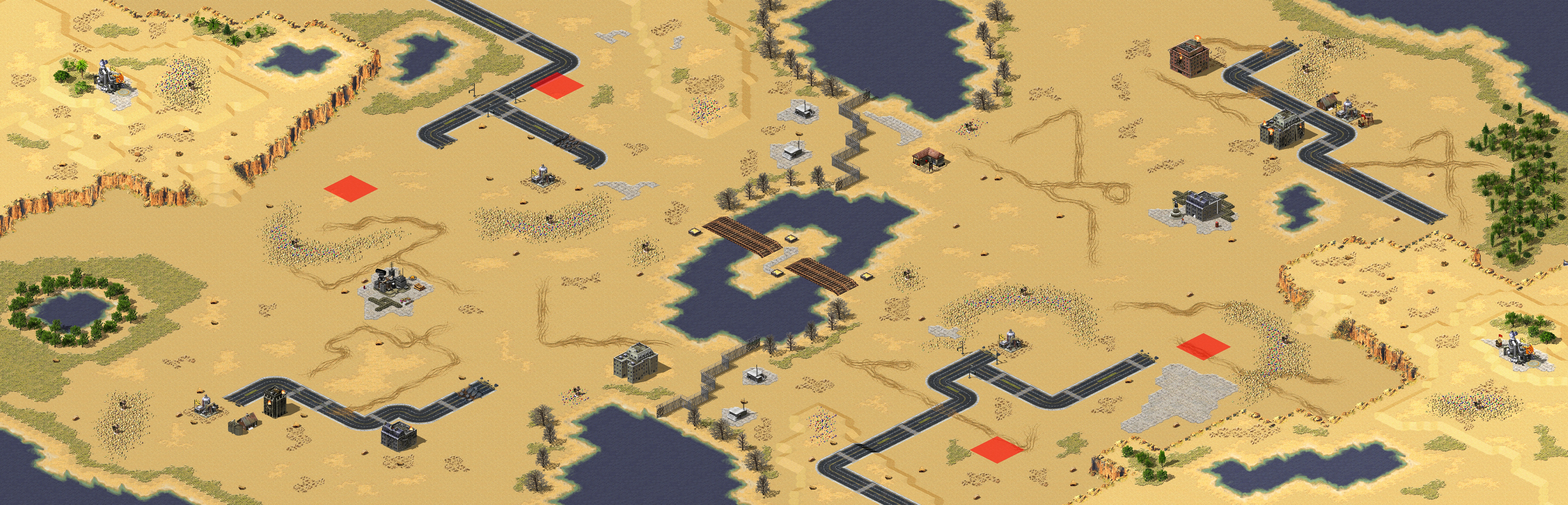 Rendered map: 沙城