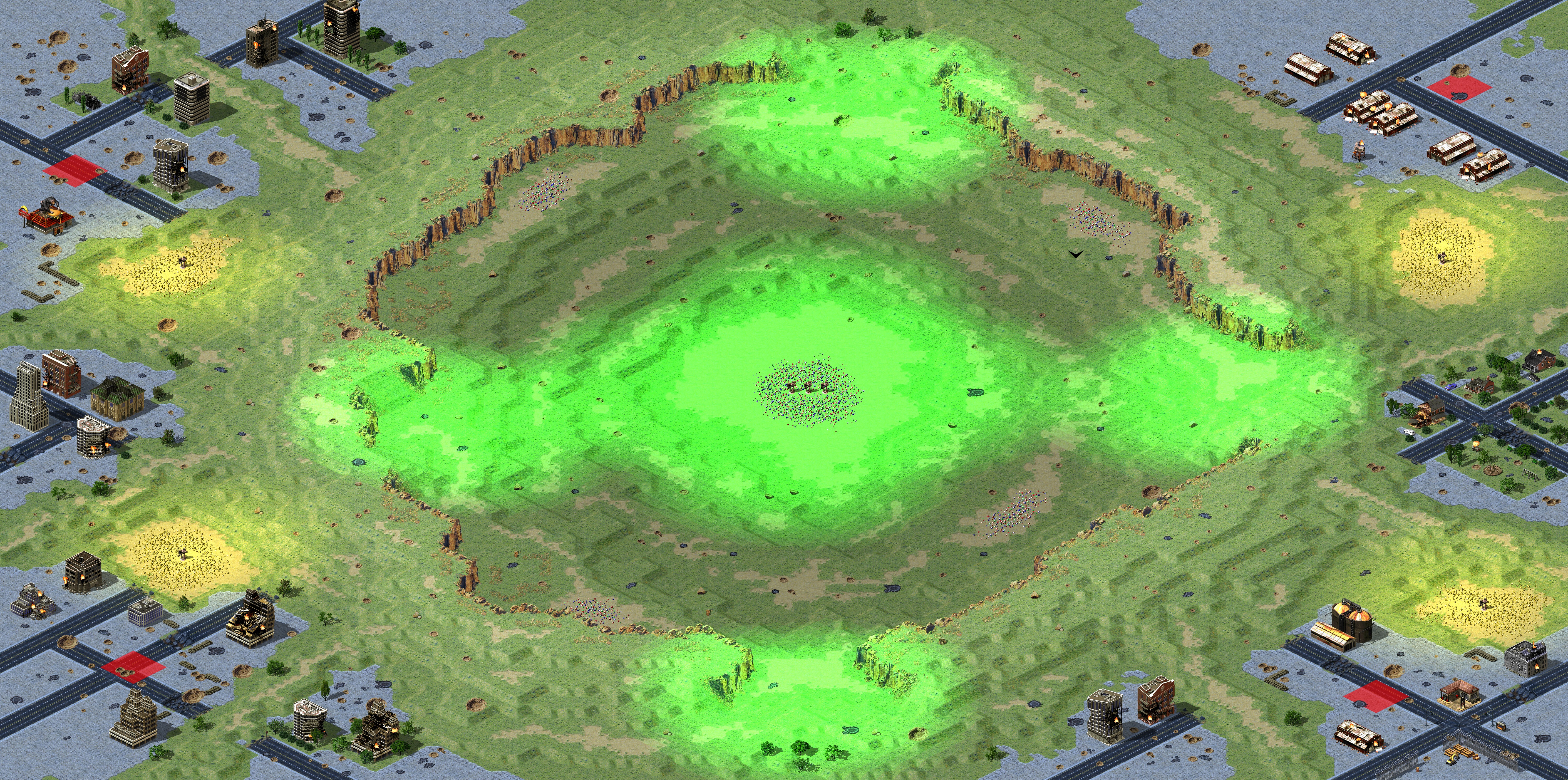 Rendered map: Sinkhole