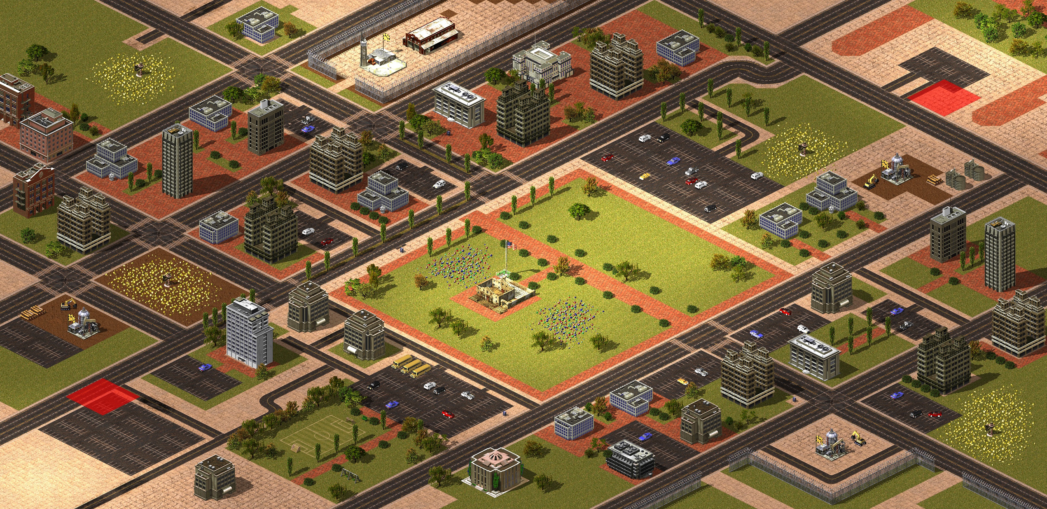 Rendered map: The Alamo