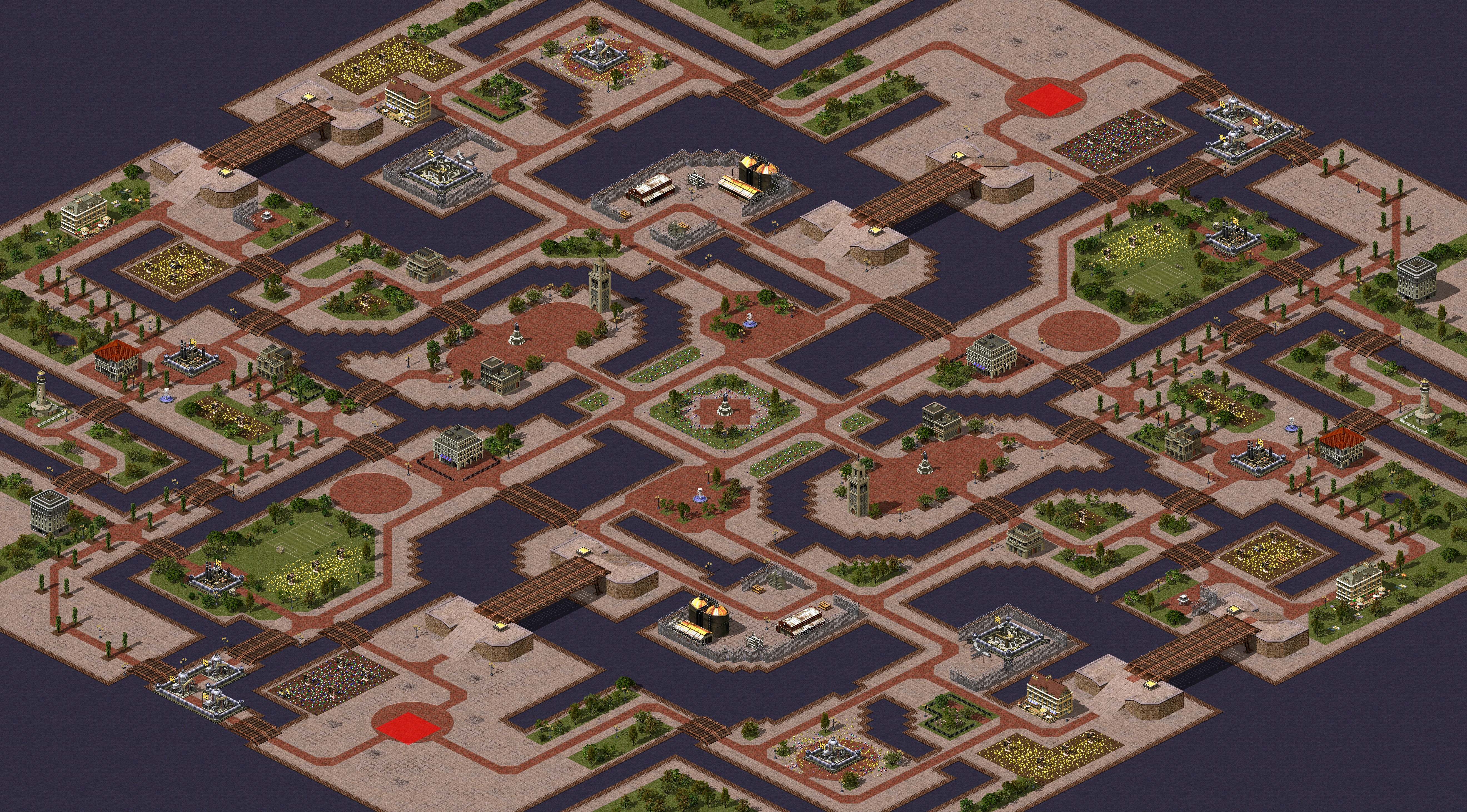 Rendered map: venice