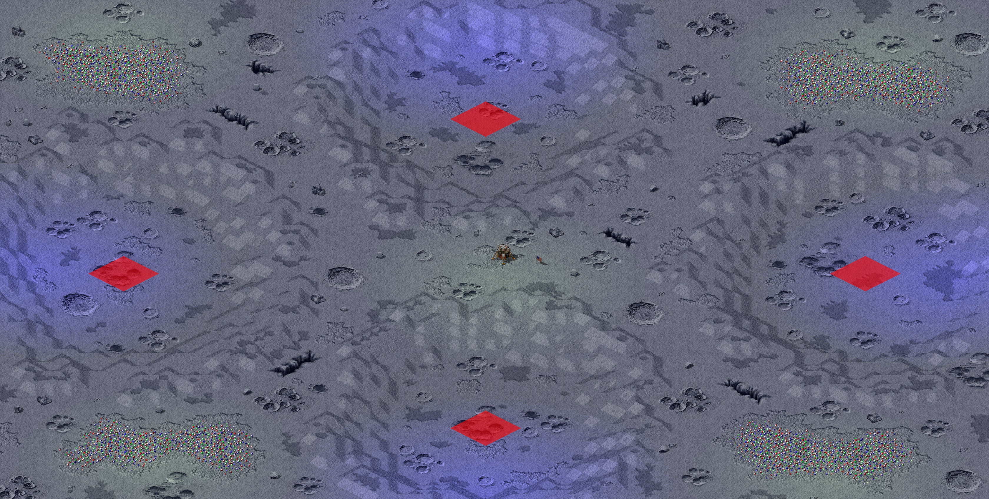 Rendered map: Moon Patrol
