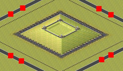 Rendered preview of Central Highland 2v2v2v2 Grassland