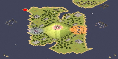 Rendered preview of 3v3v1 Landing Battle