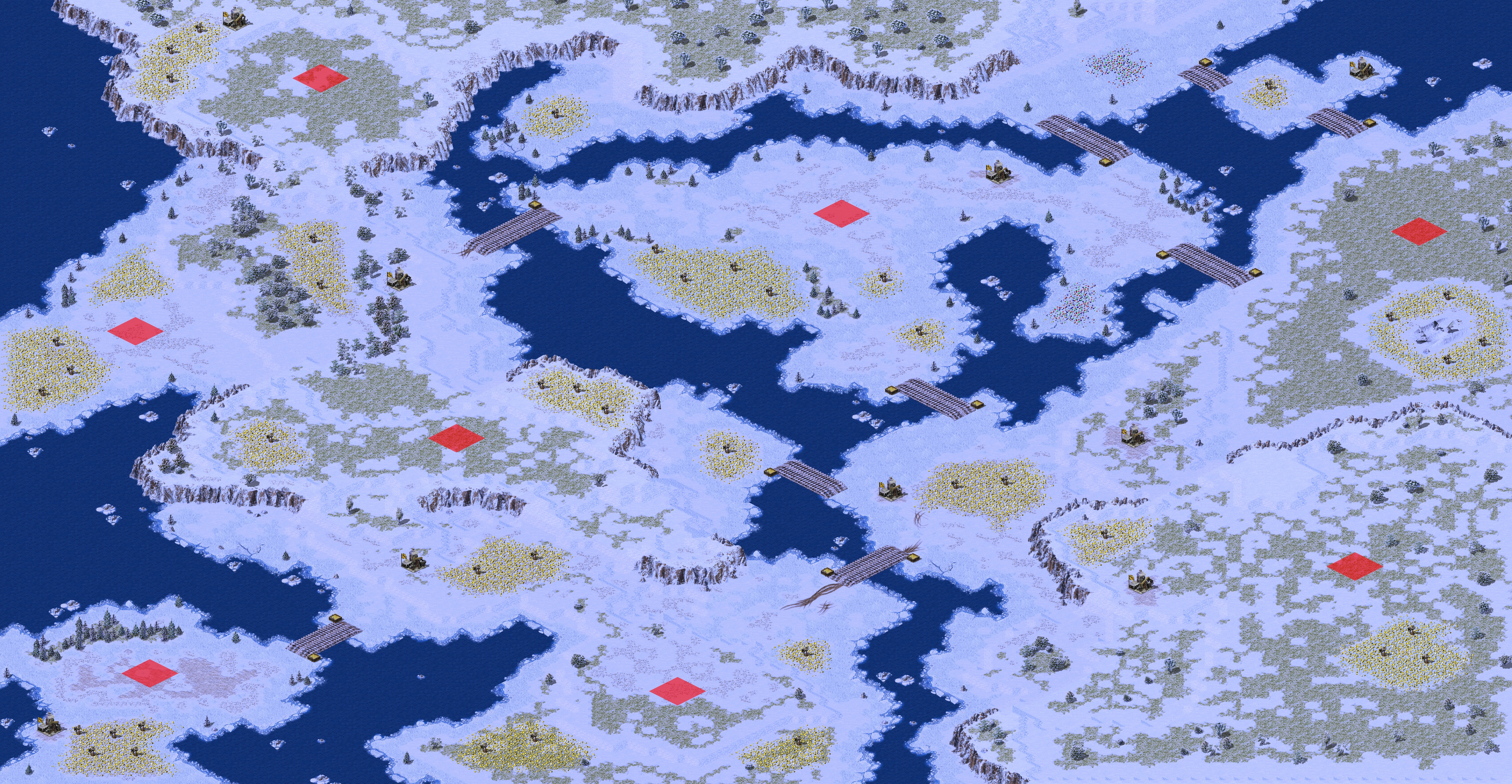 Rendered map: Siberian Wasteland DF