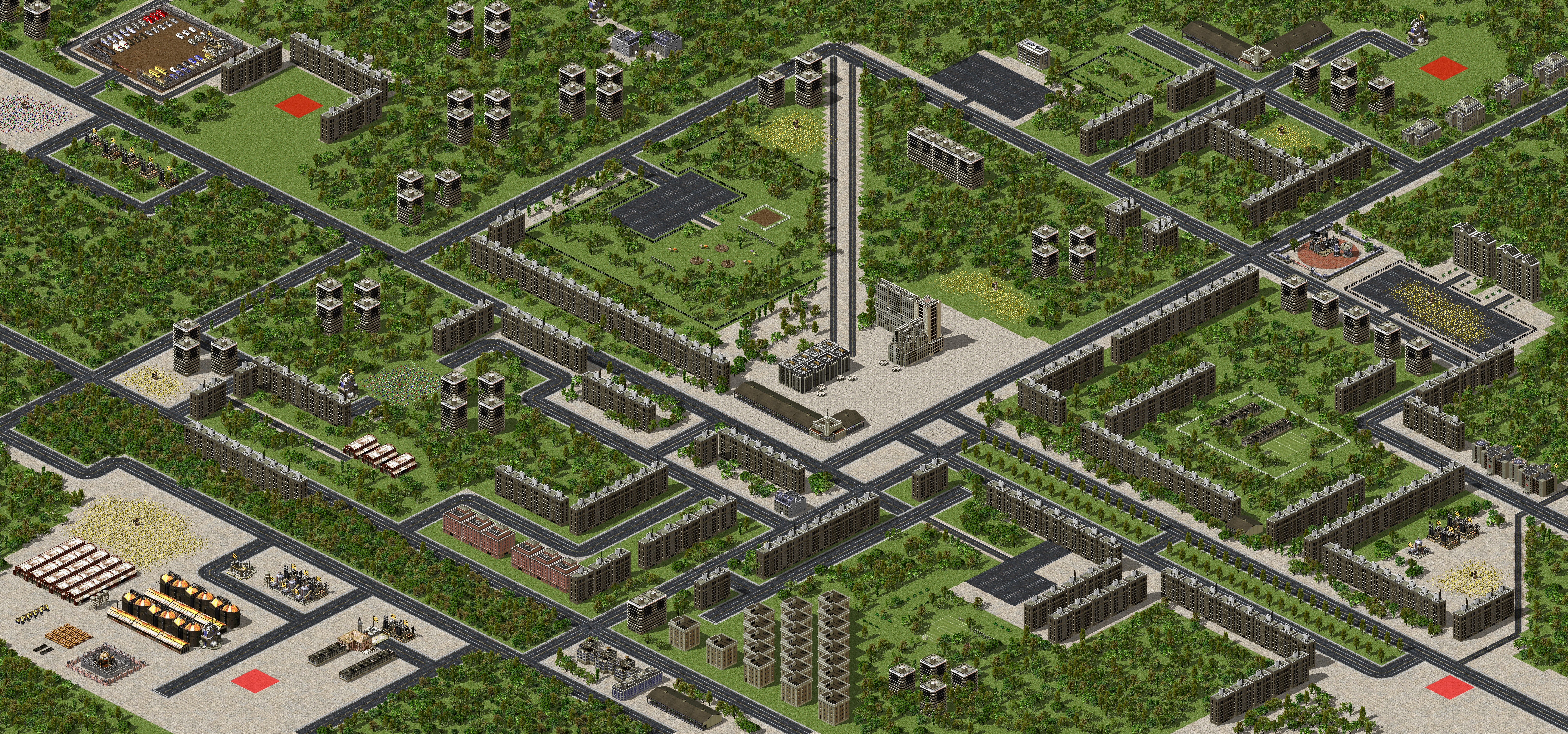 Rendered map: Pripyat