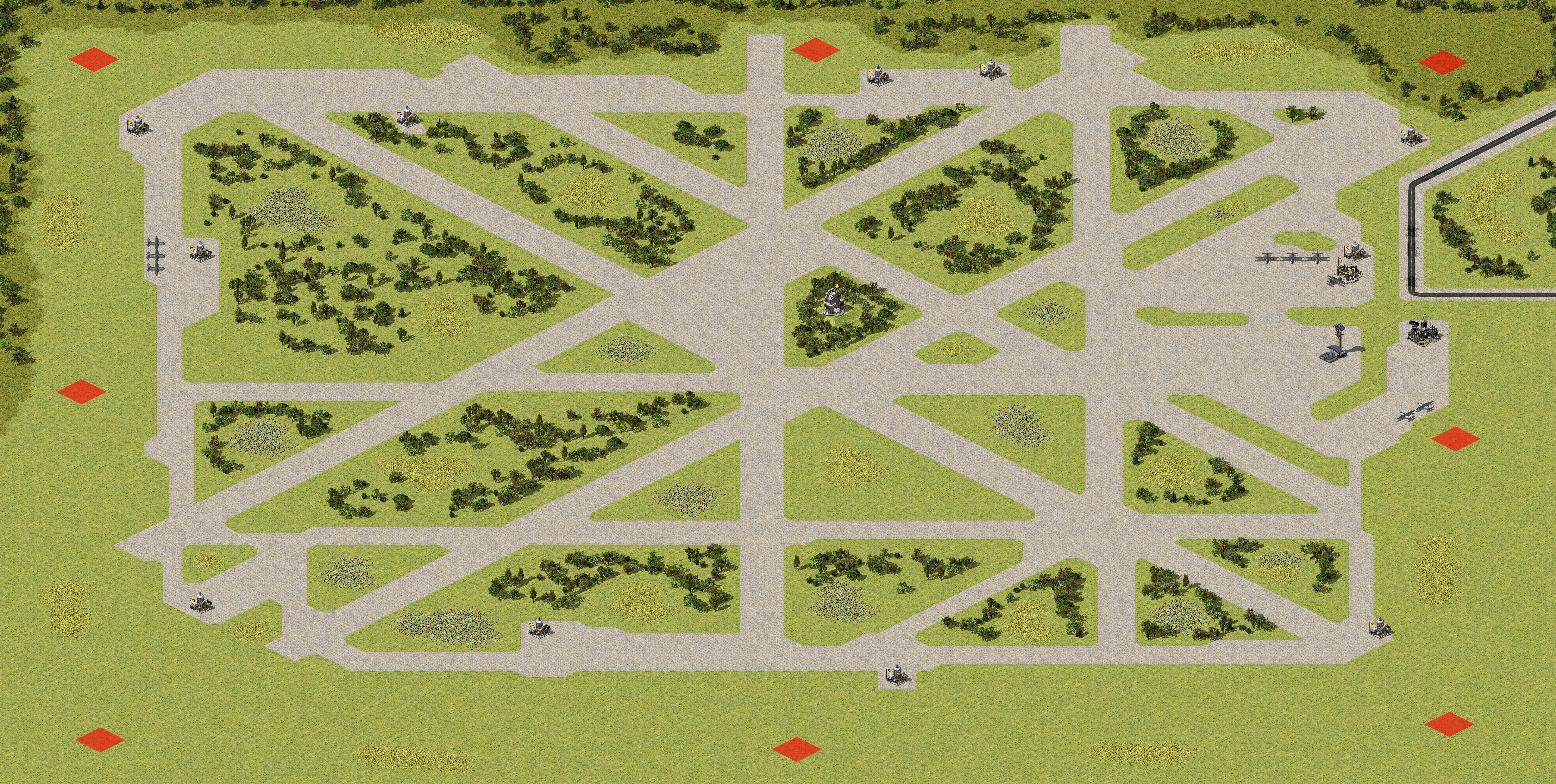 Rendered map: Chicago Midway Airport