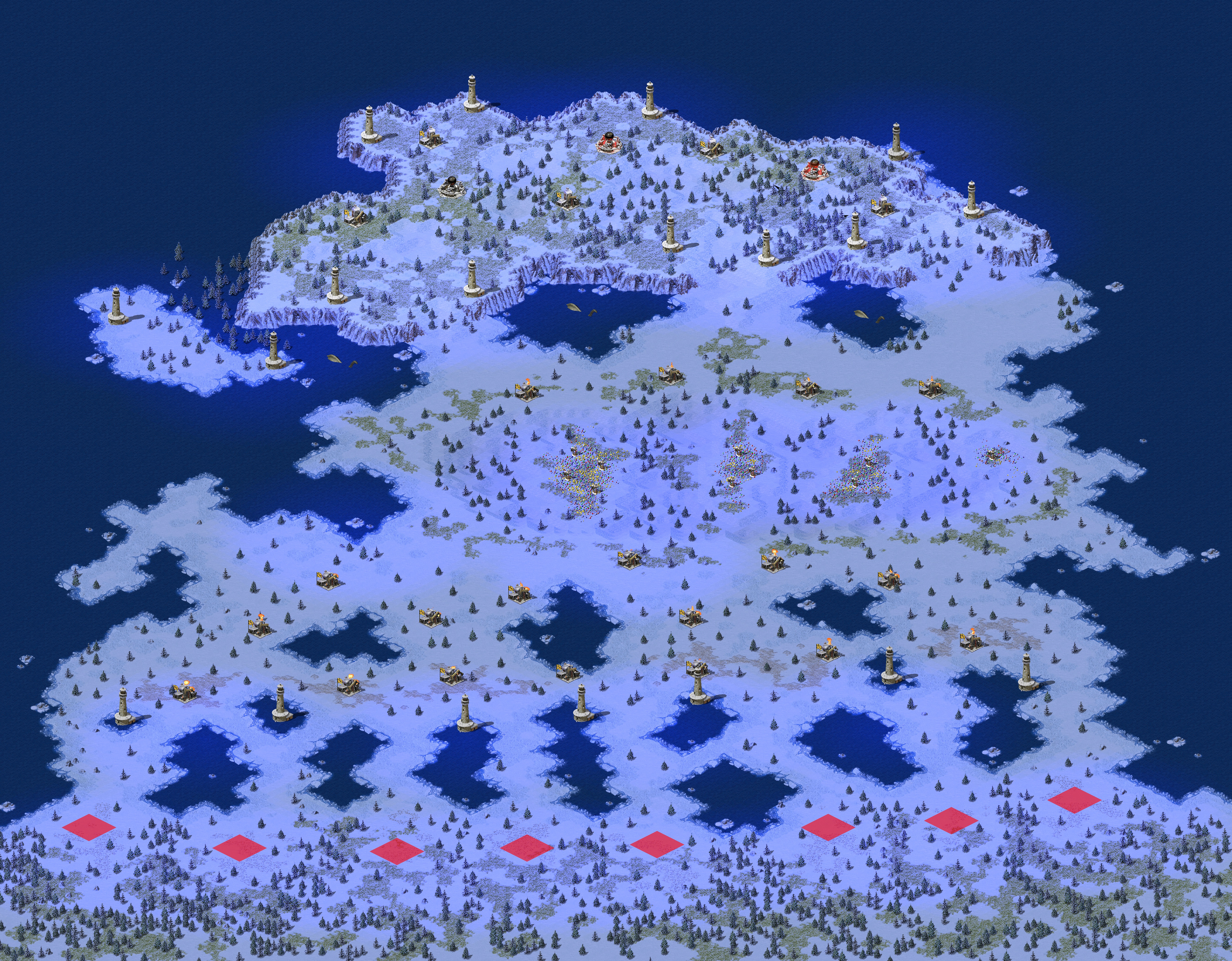 Rendered map: World's End (8)