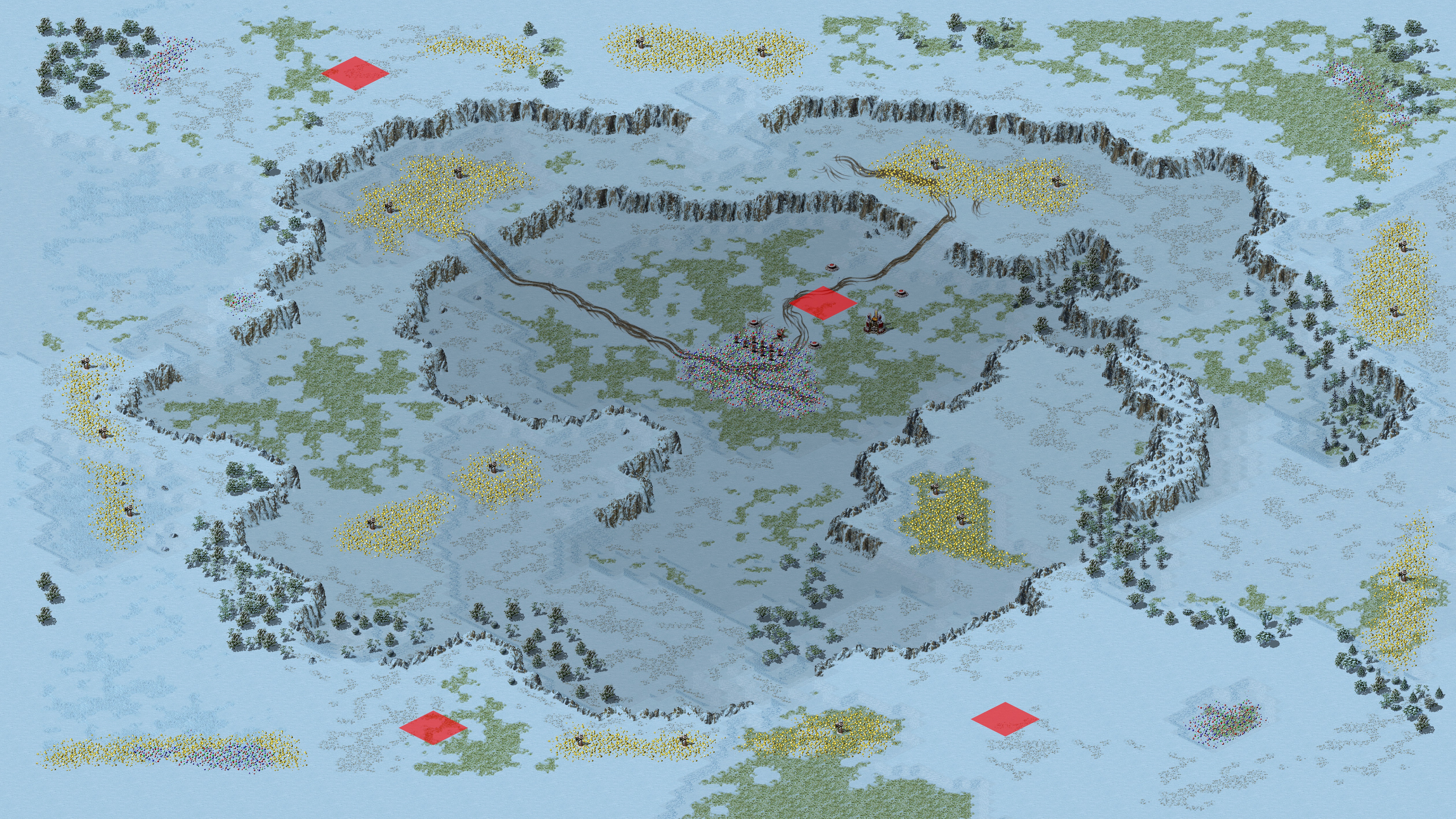 Rendered map: 007 Snowy Field