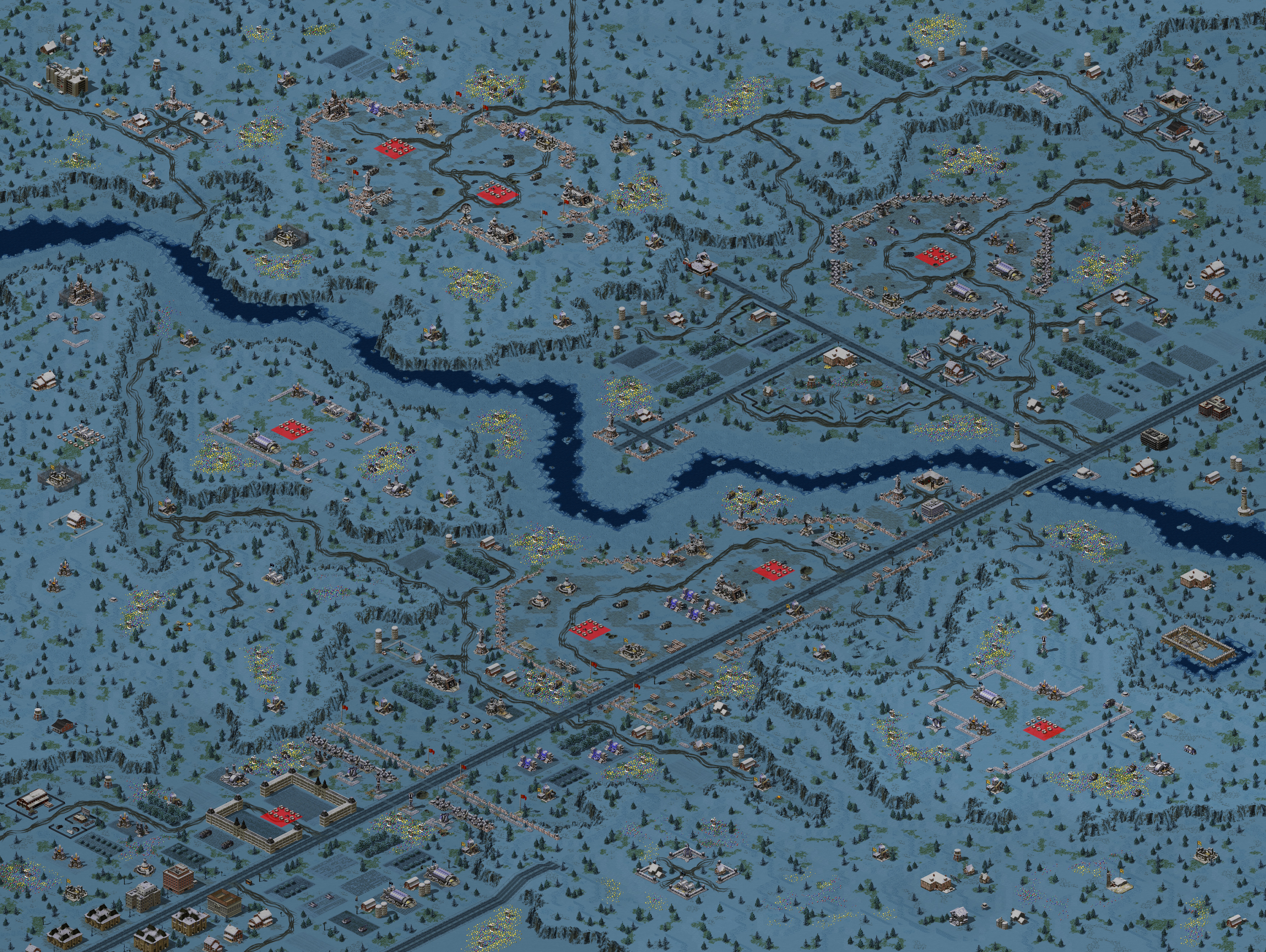 Rendered map: 二战：哈尔科夫