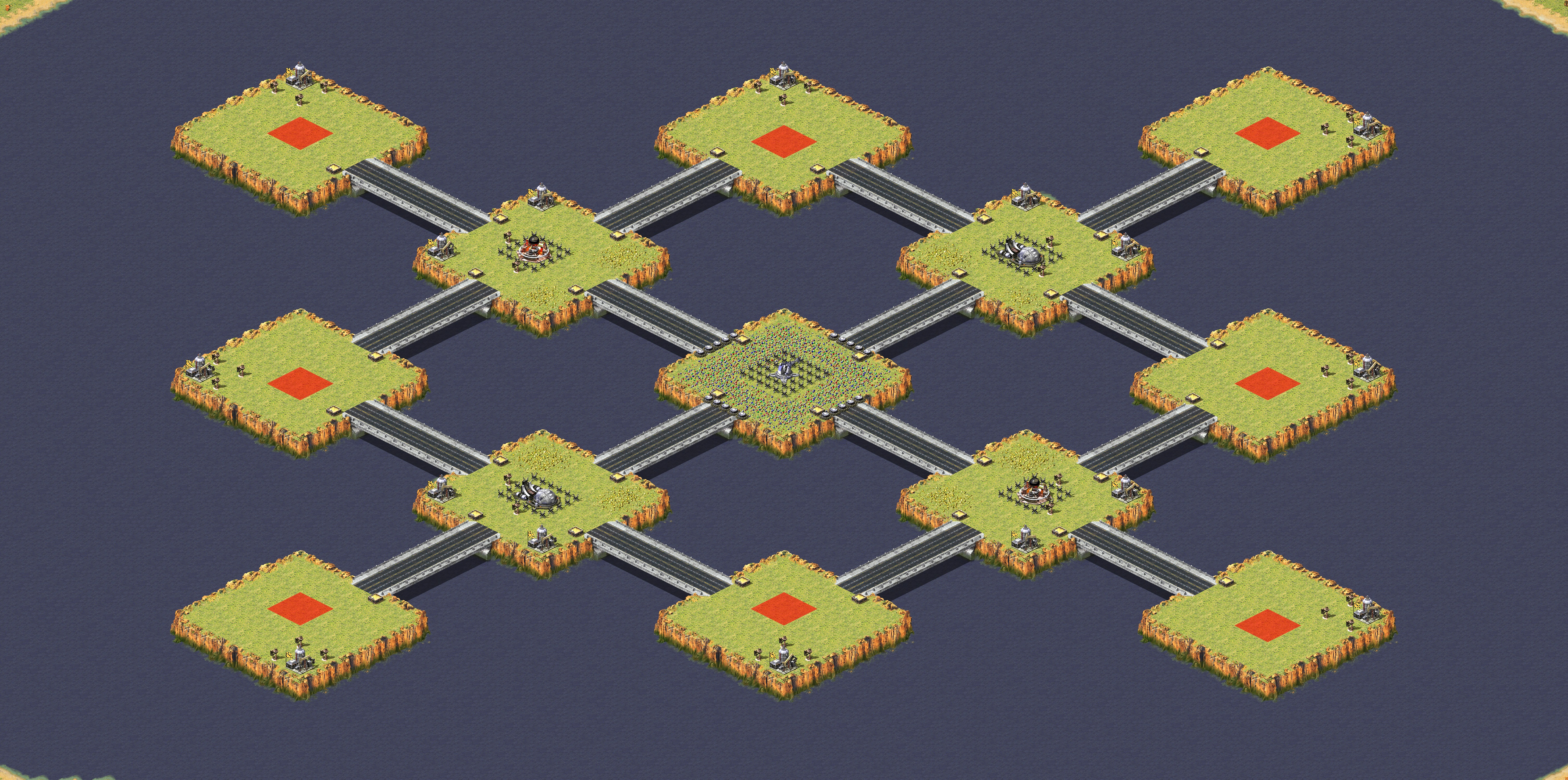 Rendered map: Journey to Center Island