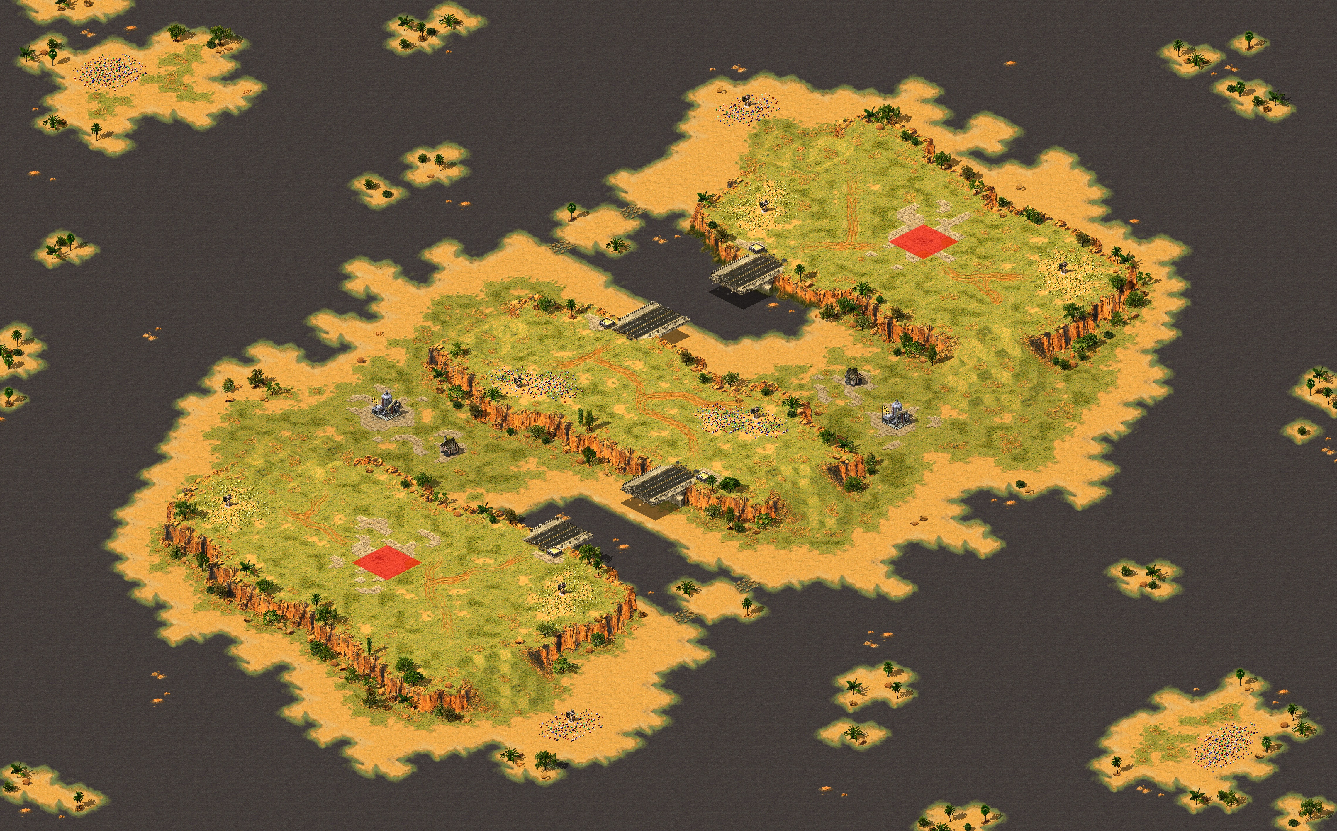 Rendered map: [2] Twin Plateaus