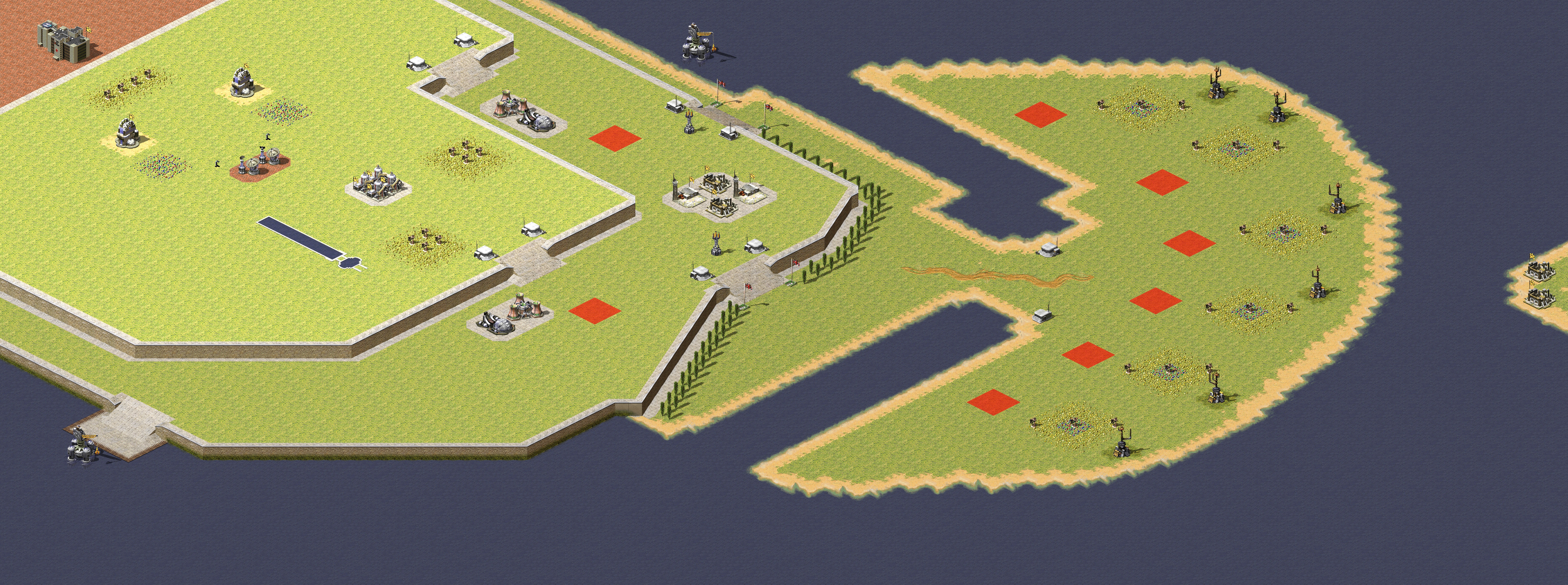Rendered map: 2v6 Crazy Challenge V3