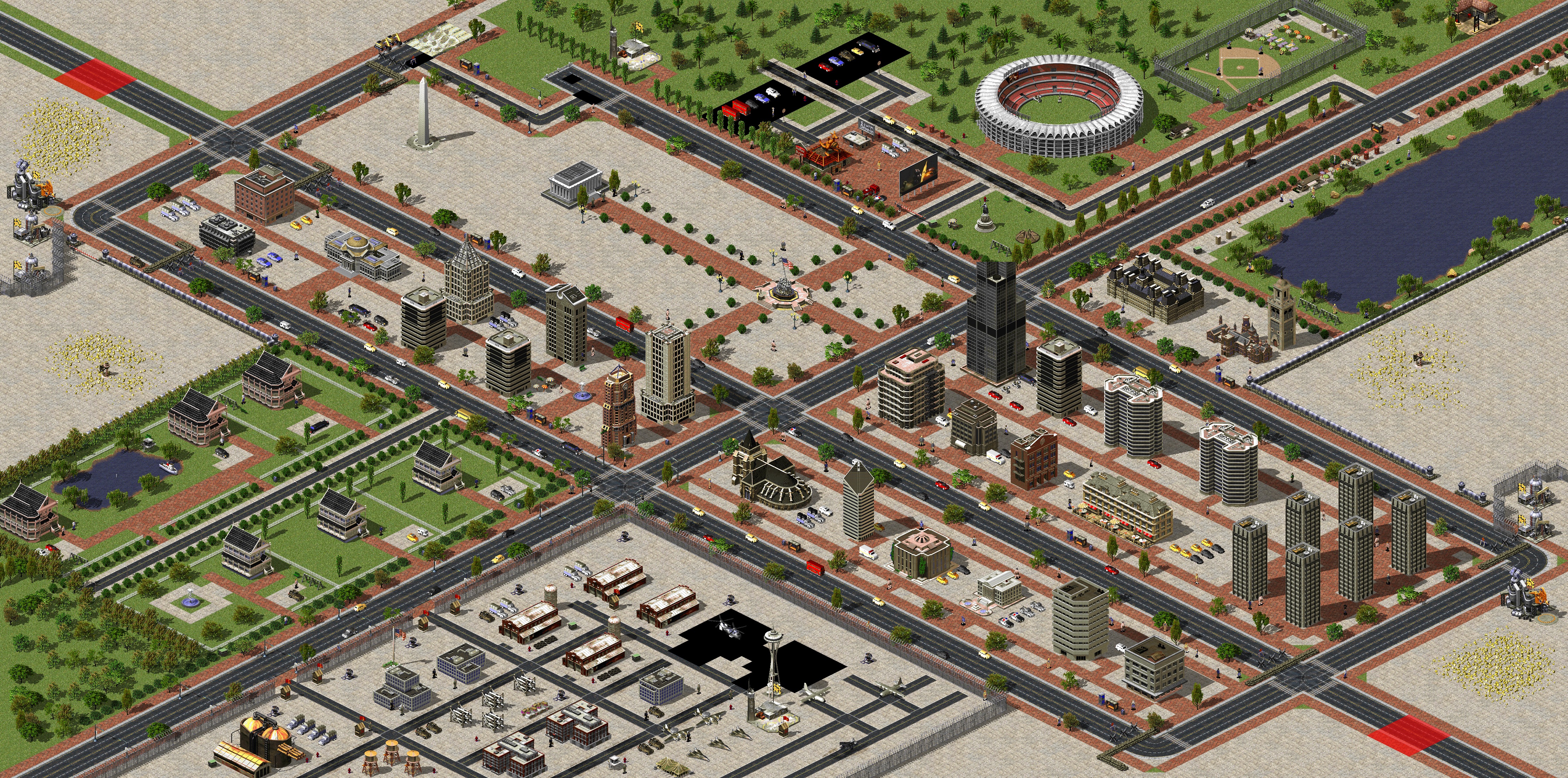 Rendered map: Prosperous City