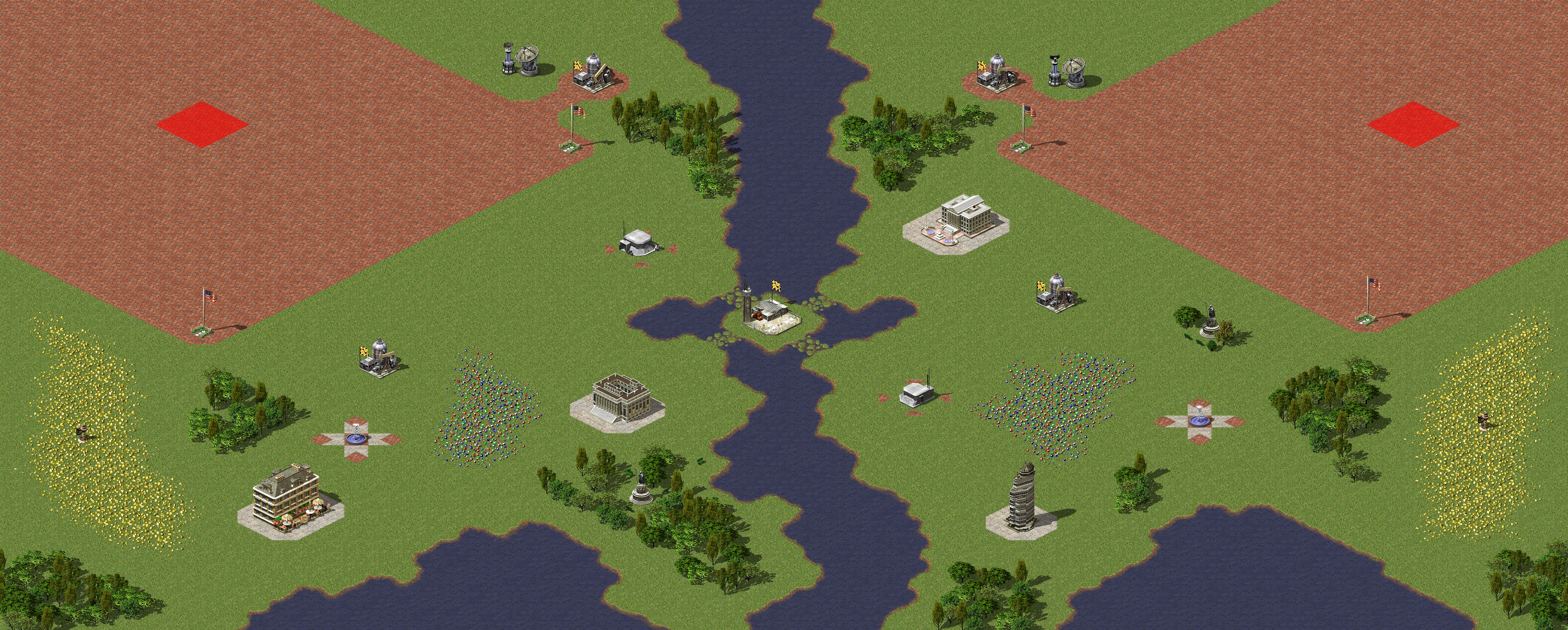 Rendered map: Monument Gardens