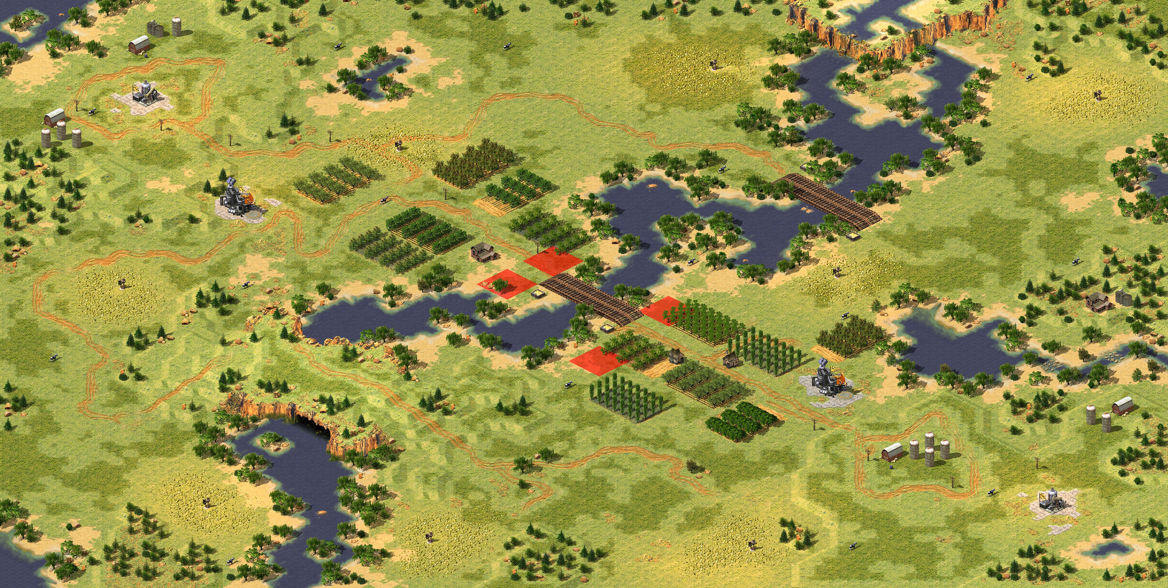 Rendered map: Heartland (Land Rush)