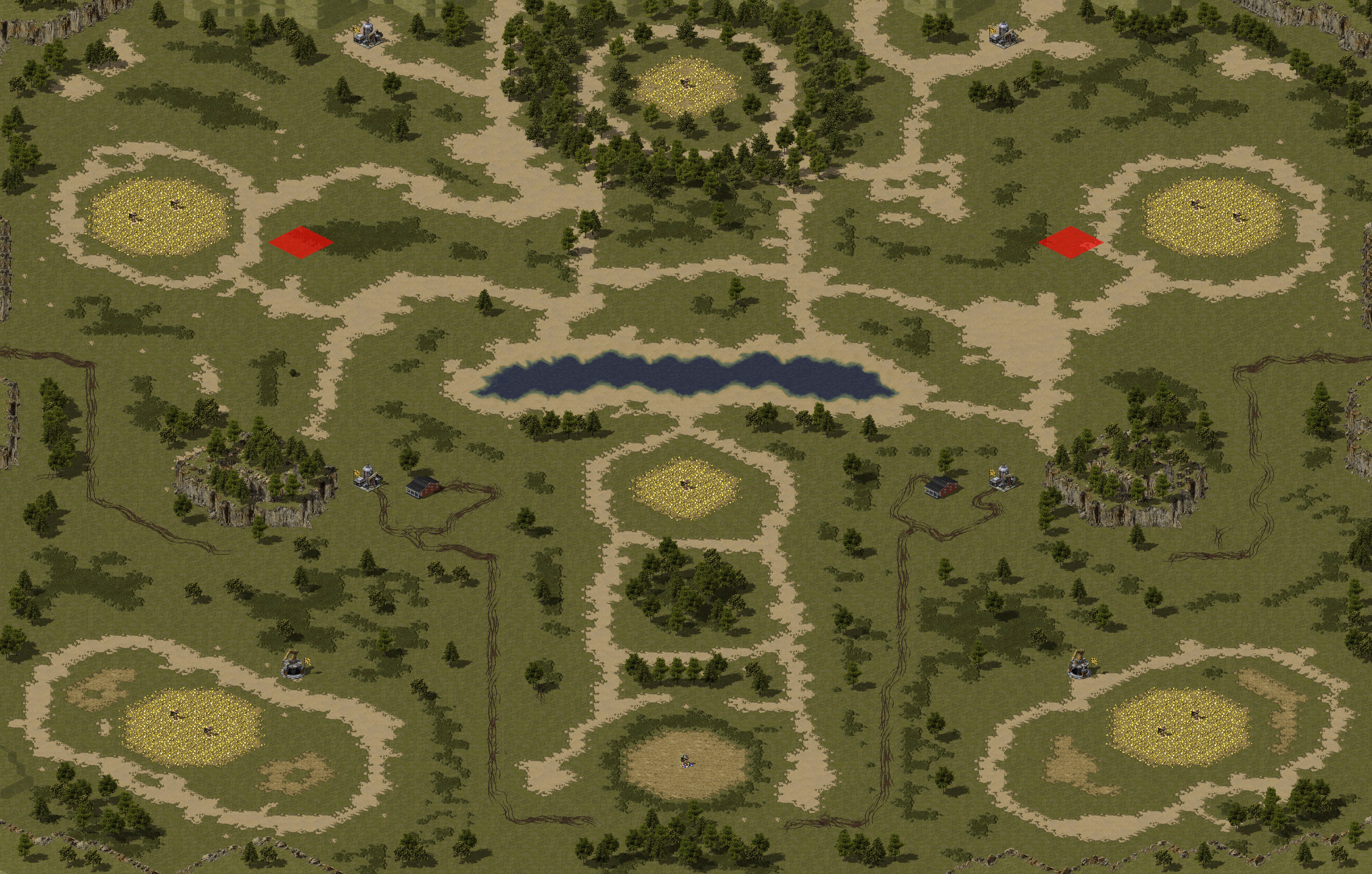 Rendered map: Forgotten Forest Two