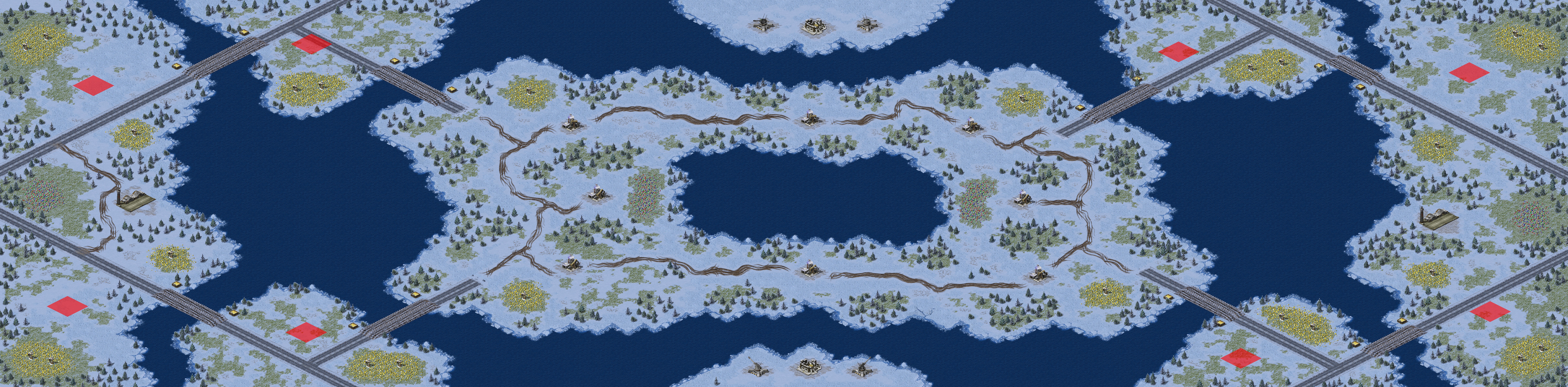Rendered map: Arctic Circle