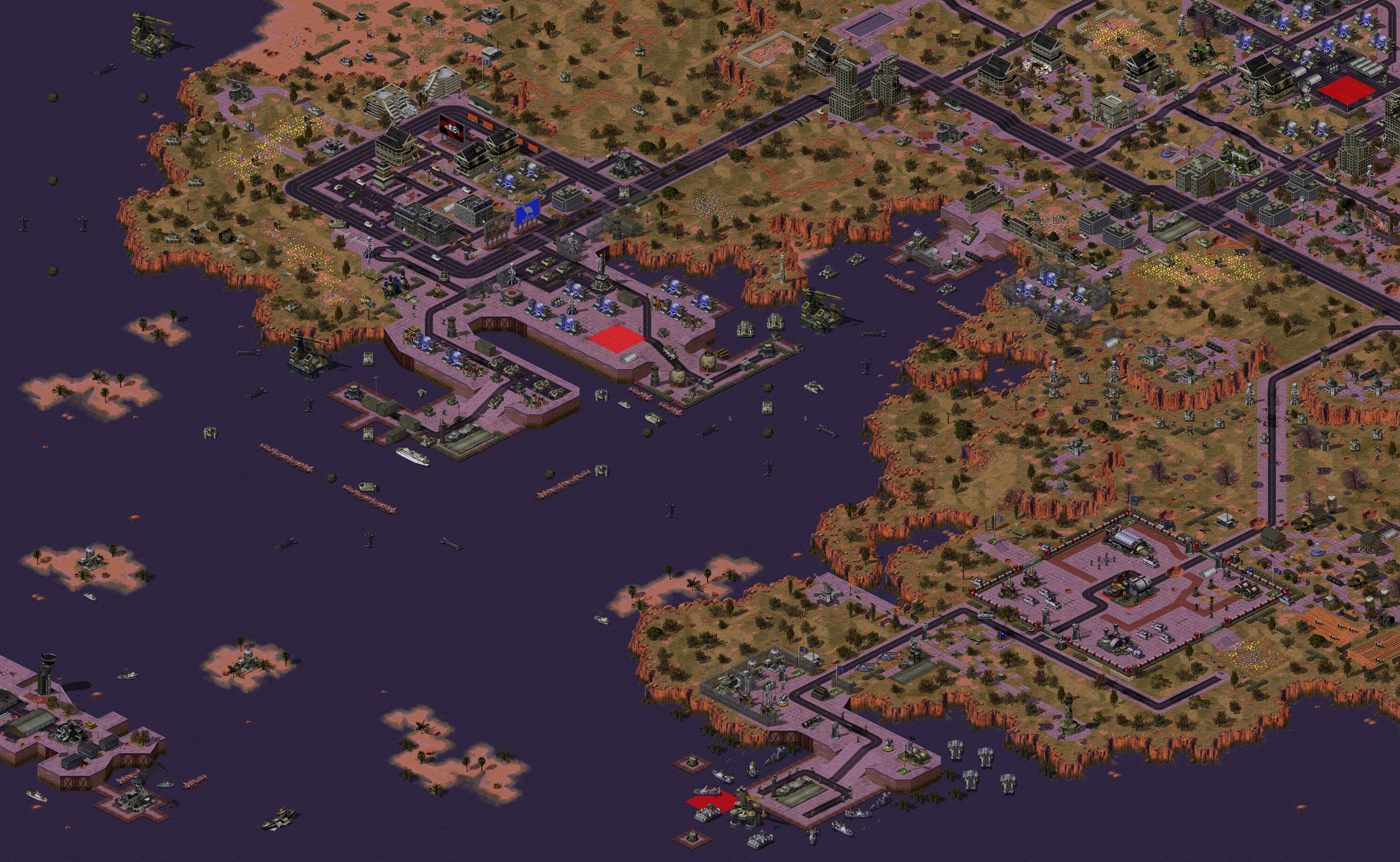 Rendered map: Allies: Impersonal War