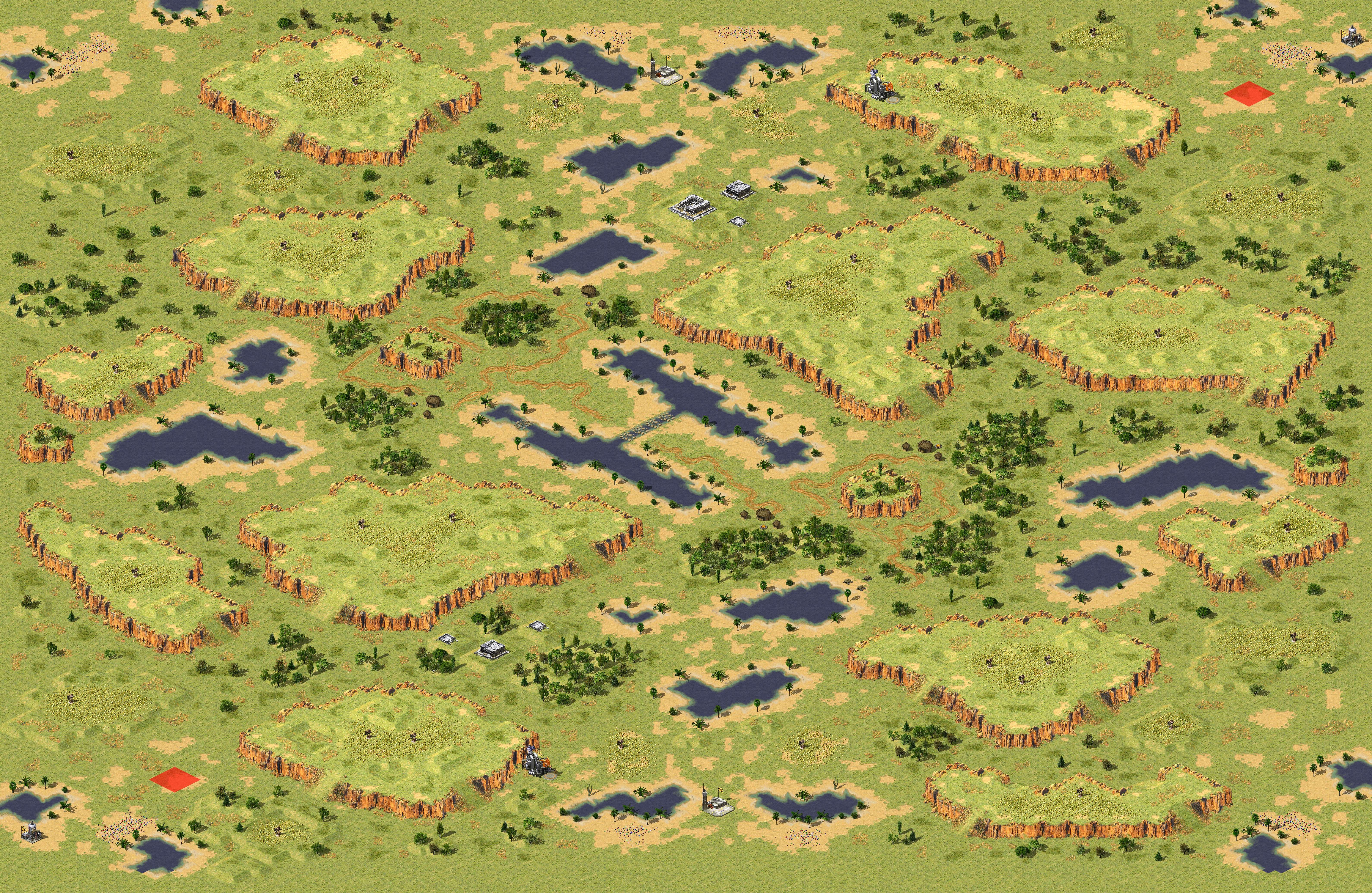 Rendered map: H20 2.2 1v1 play test