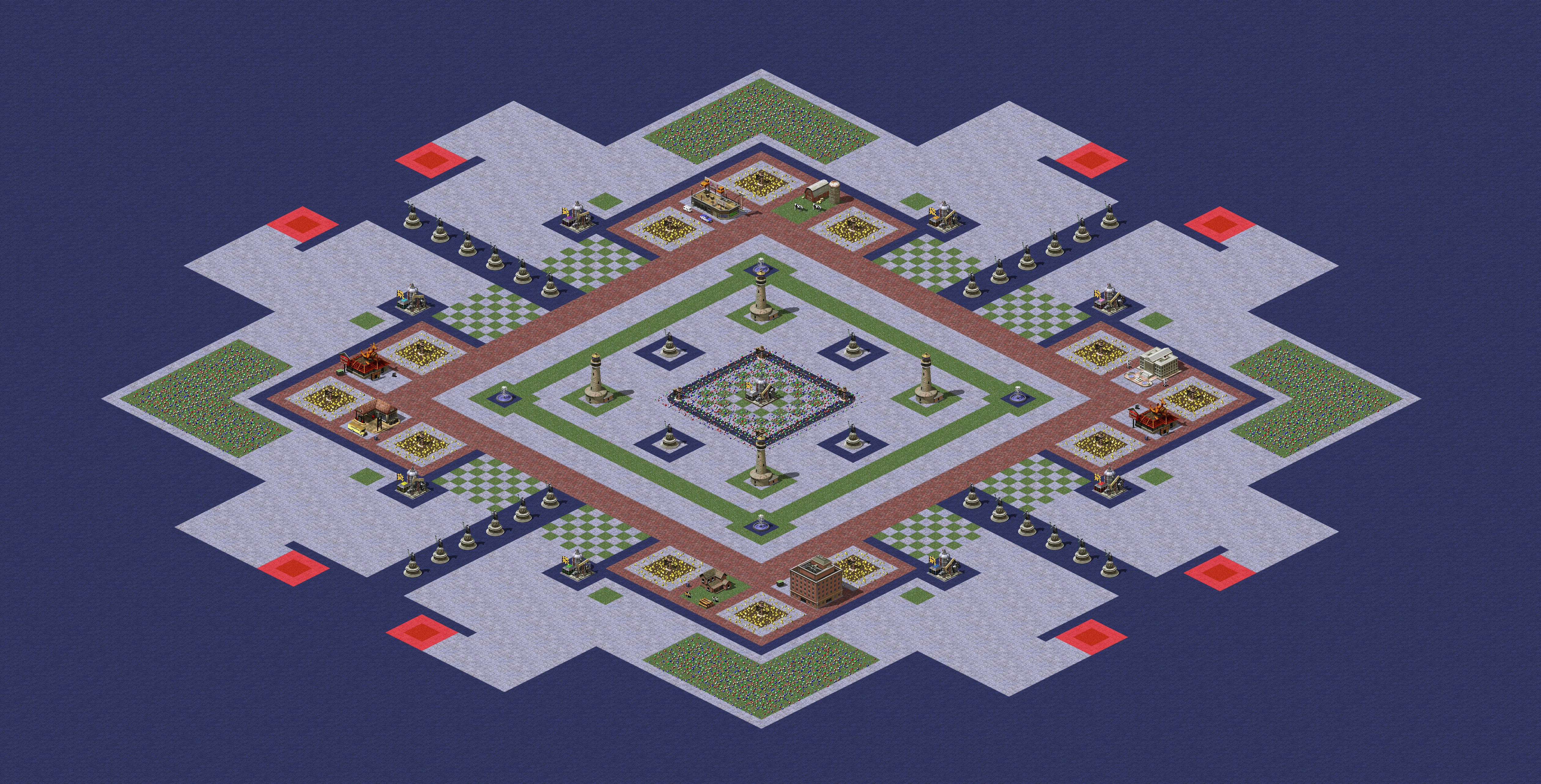 Rendered map: Beachside Town Patch of Land 2