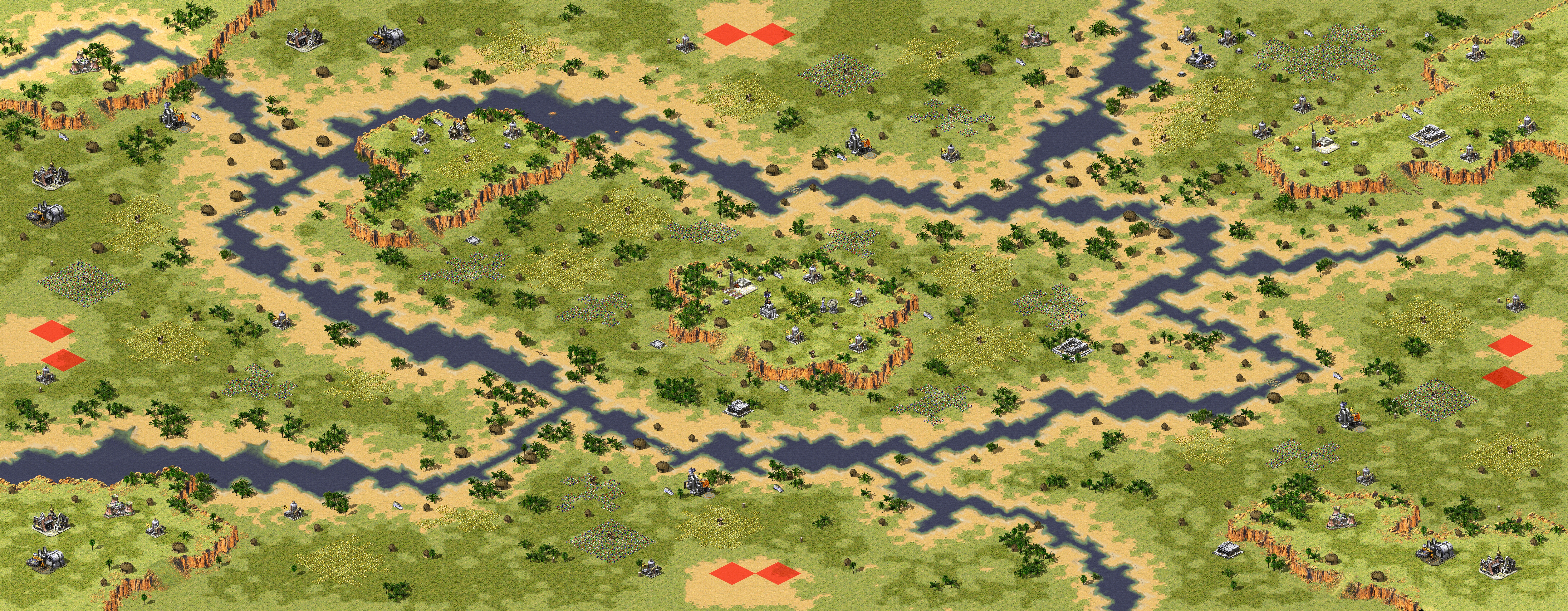 Rendered map: Maya Battle