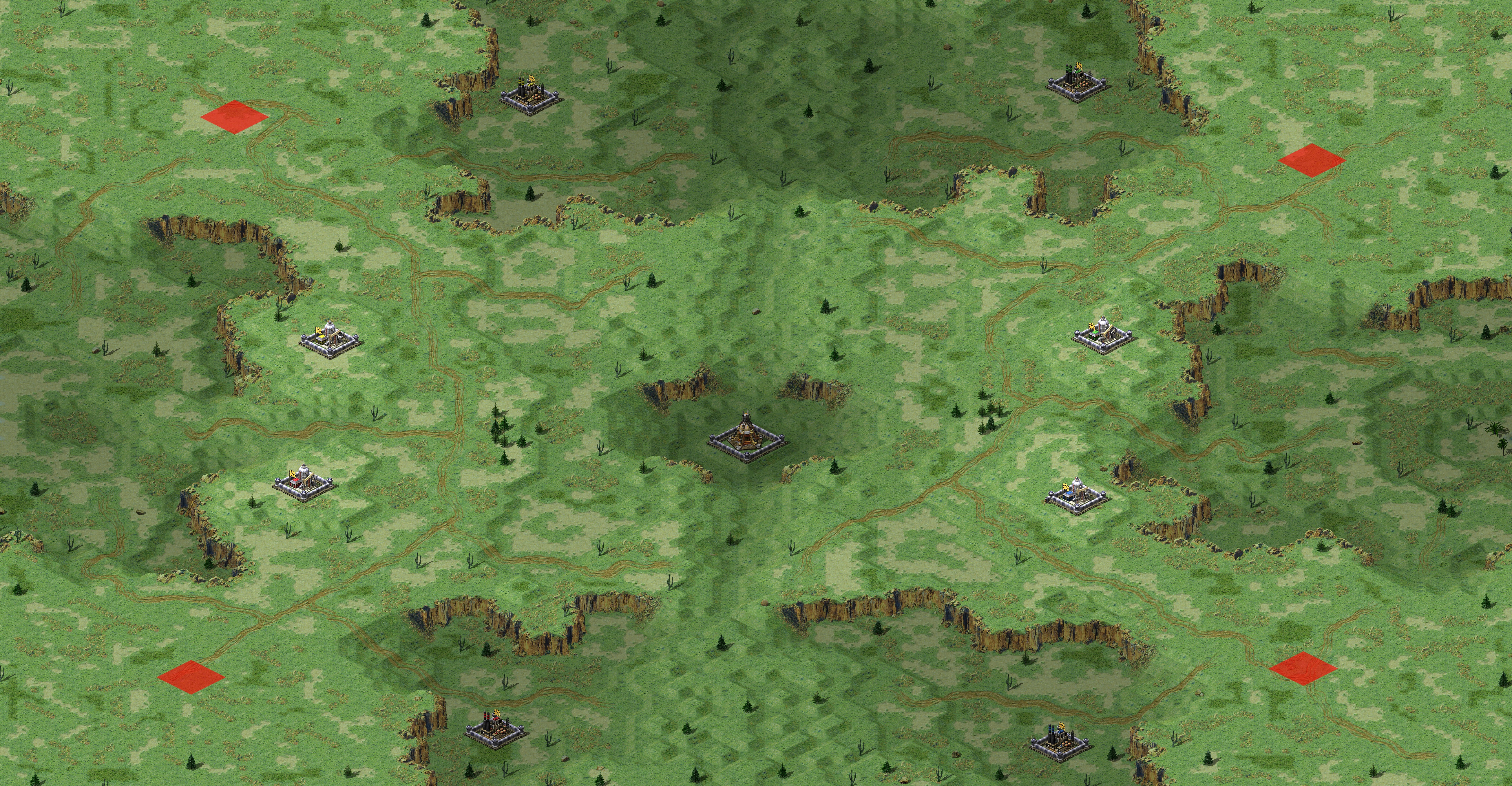 Rendered map: Green Valley